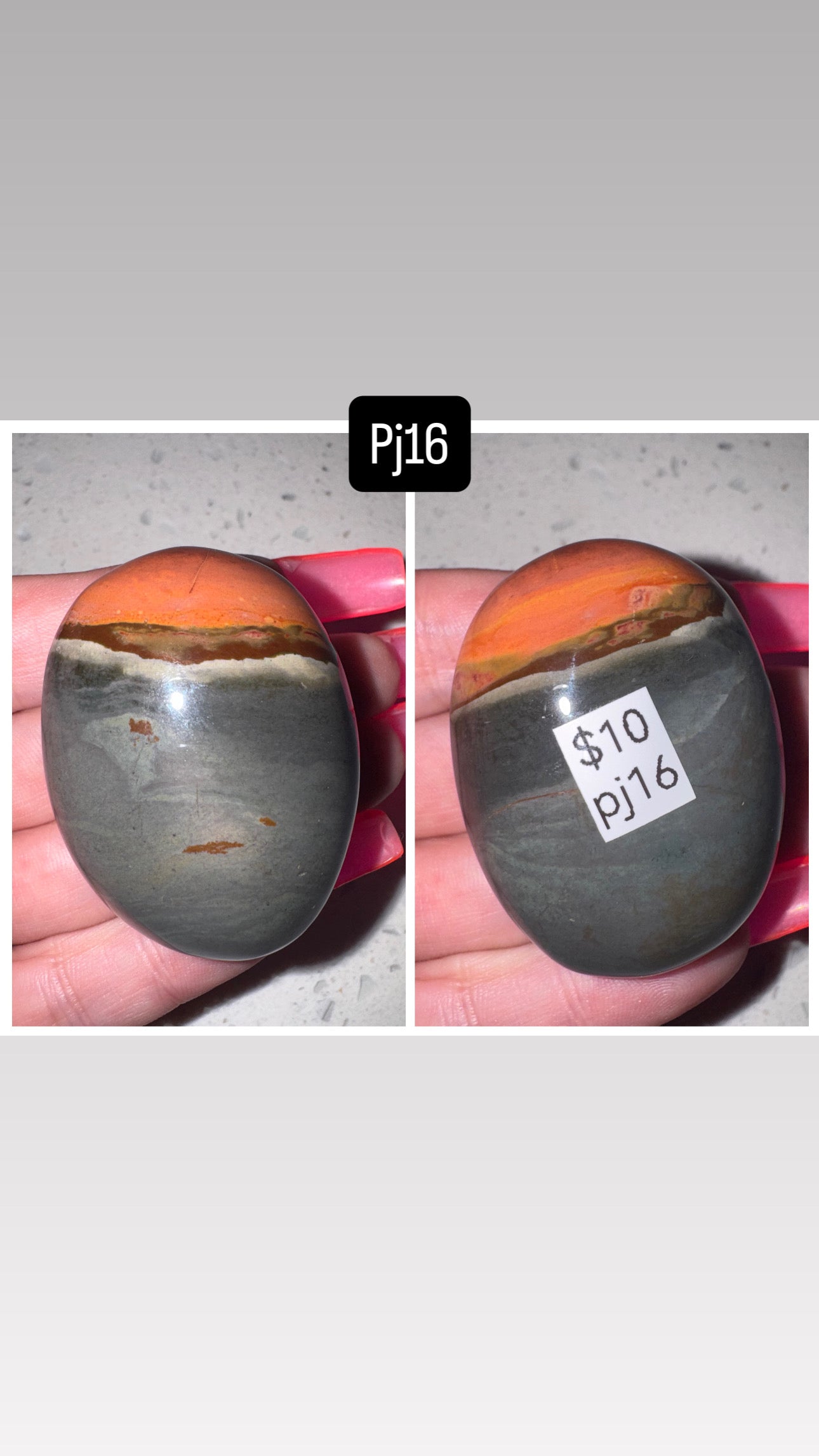 Polychrome Jasper Palmstone