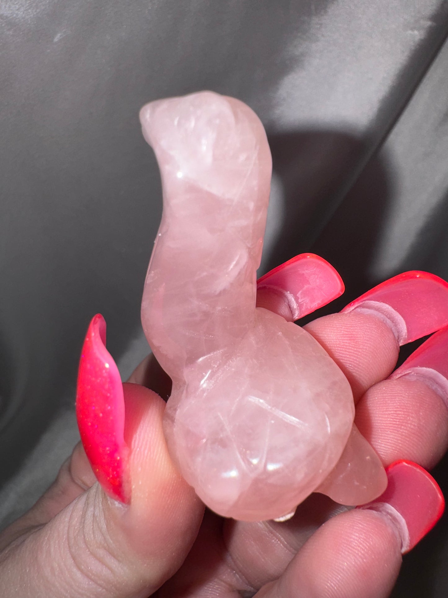 Rose Quartz Snake