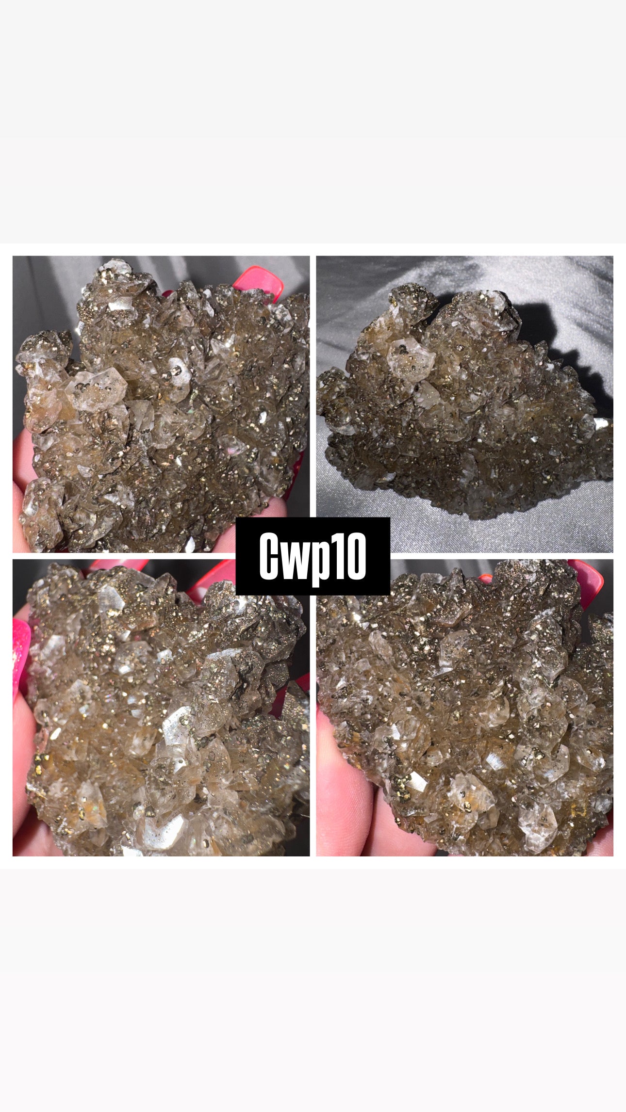 Chocolate Calcite with Pyrite AAA Specimen