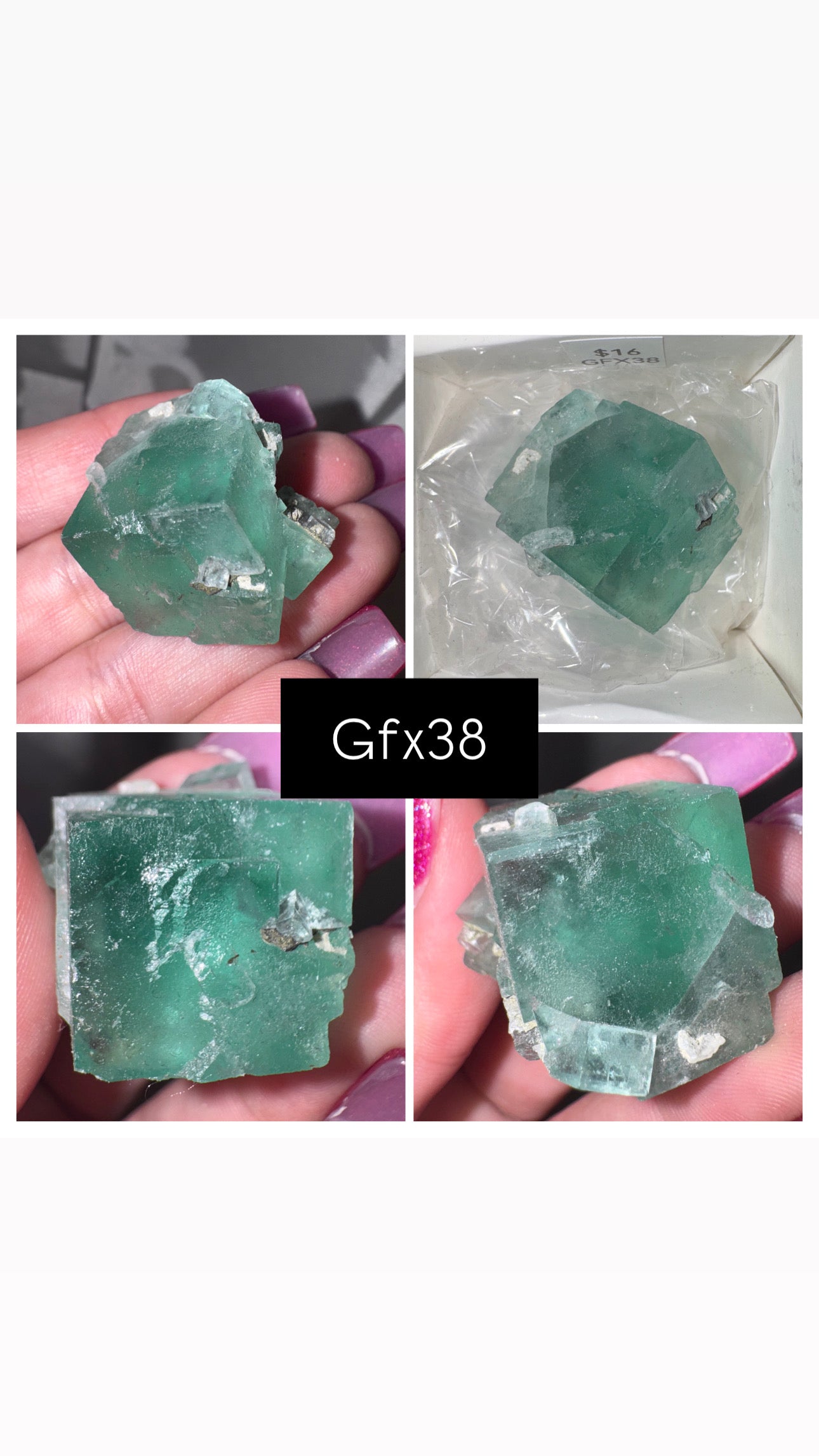 Green Cubic Fluorite Specimen