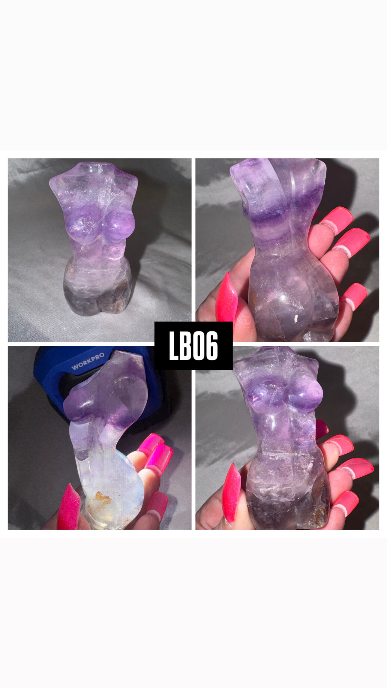 Fluorite Large Goddess Body