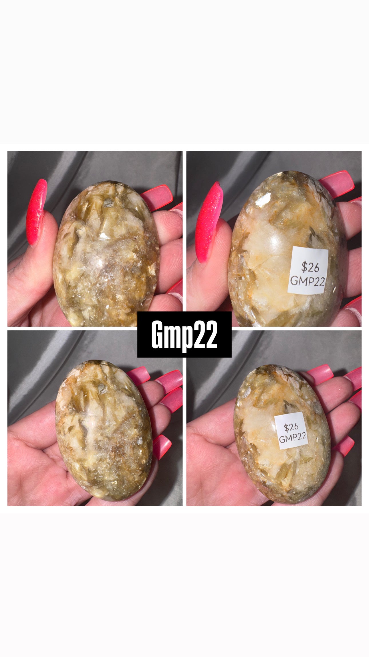 Golden Mica Muscovite Palmstone