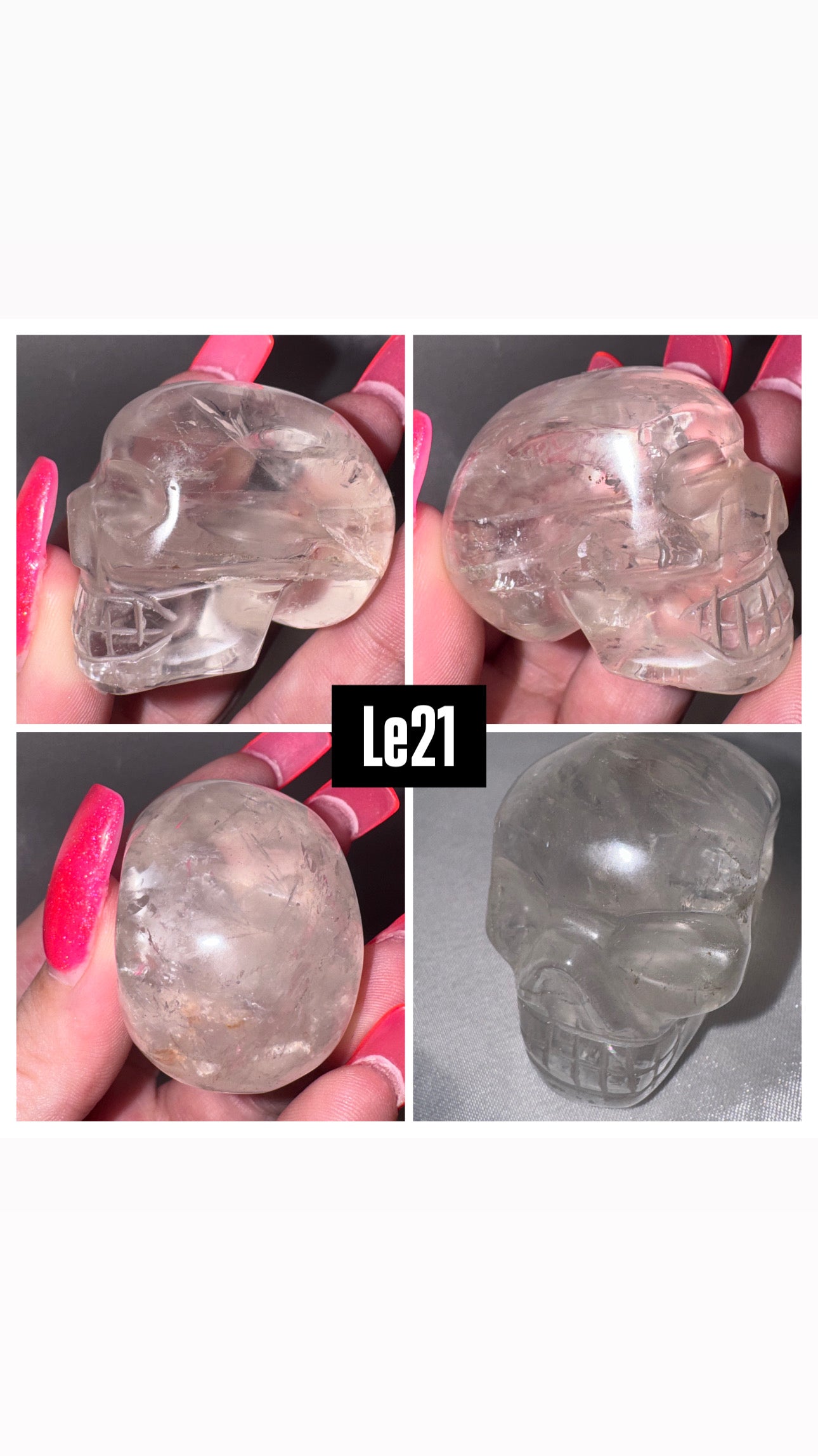 Lemurian Master Carved Skull
