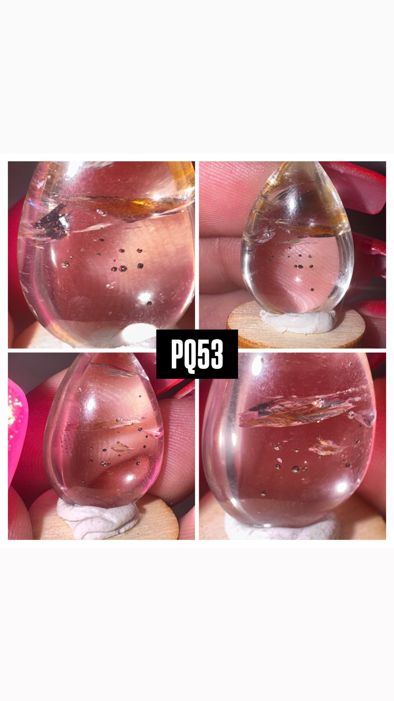 Pyrite include Quartz Rare