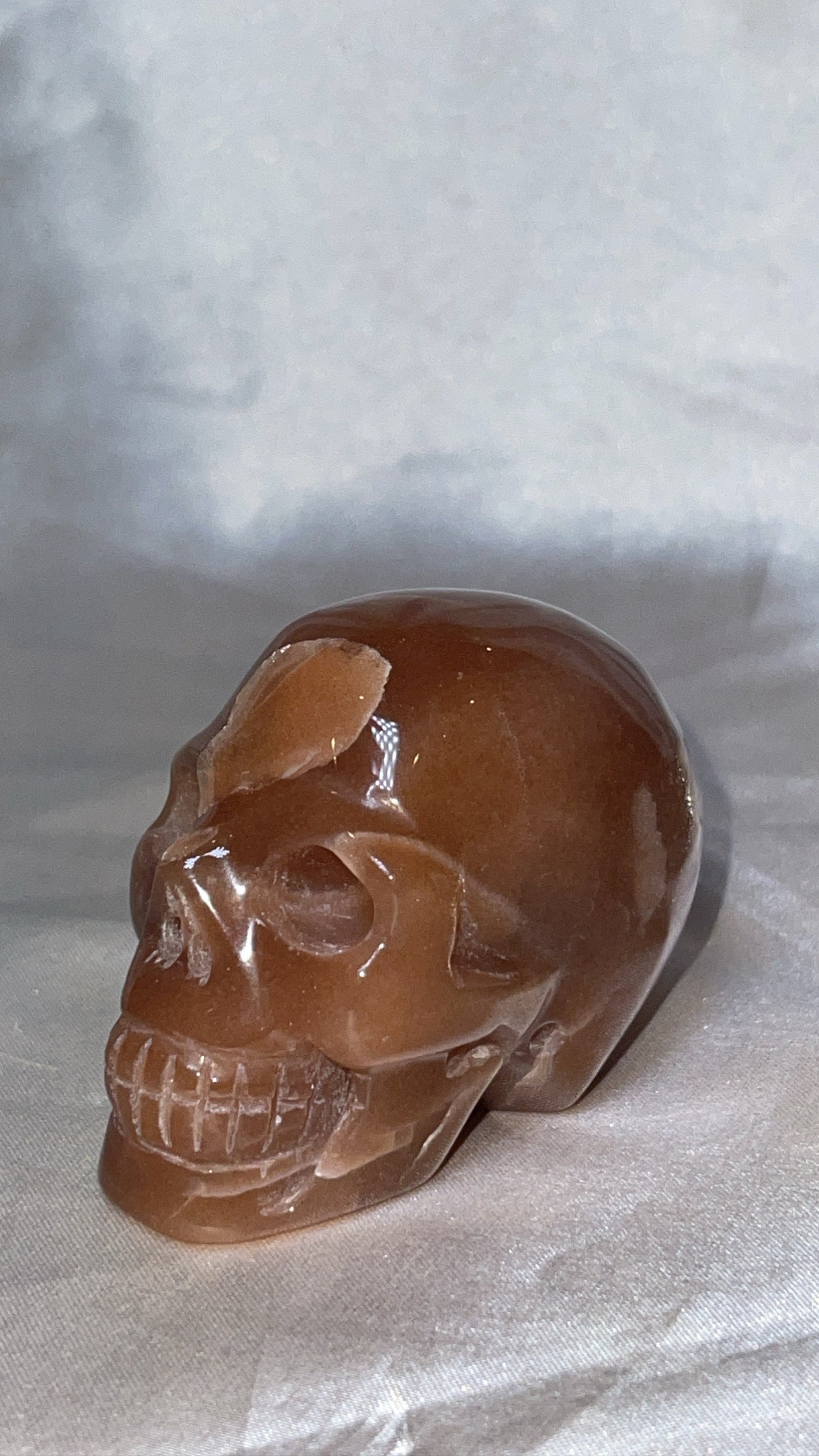 Sunstone Moonstone AAA Skull