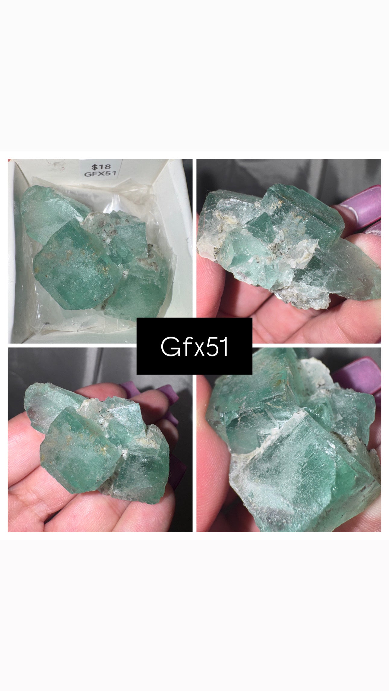 Green Cubic Fluorite Specimen