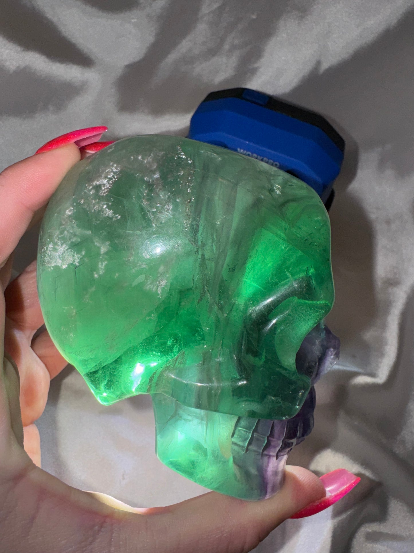 Fluorite AAA XL Imperfect Skull