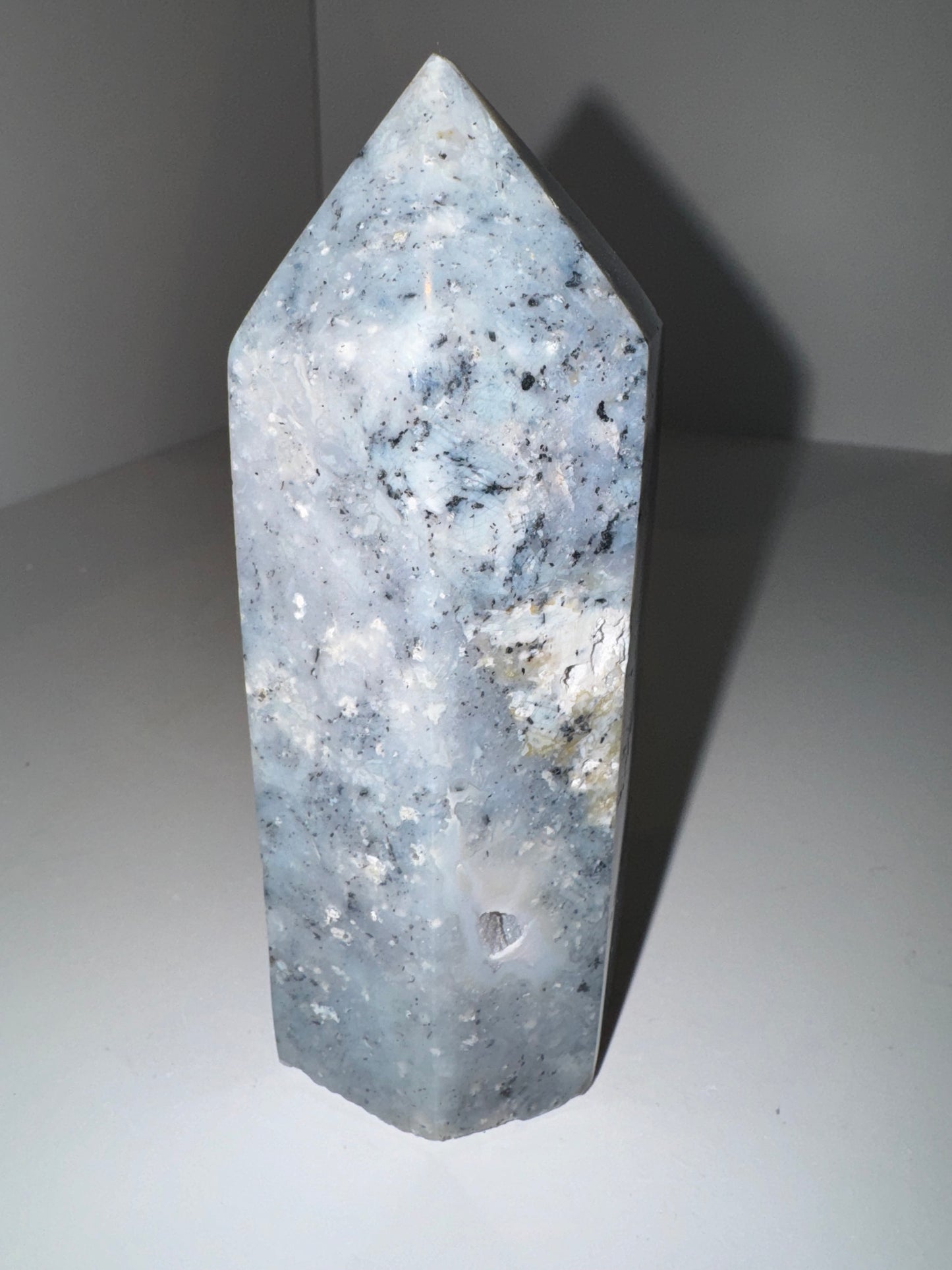 Dendritic Blue Opal Large Tower