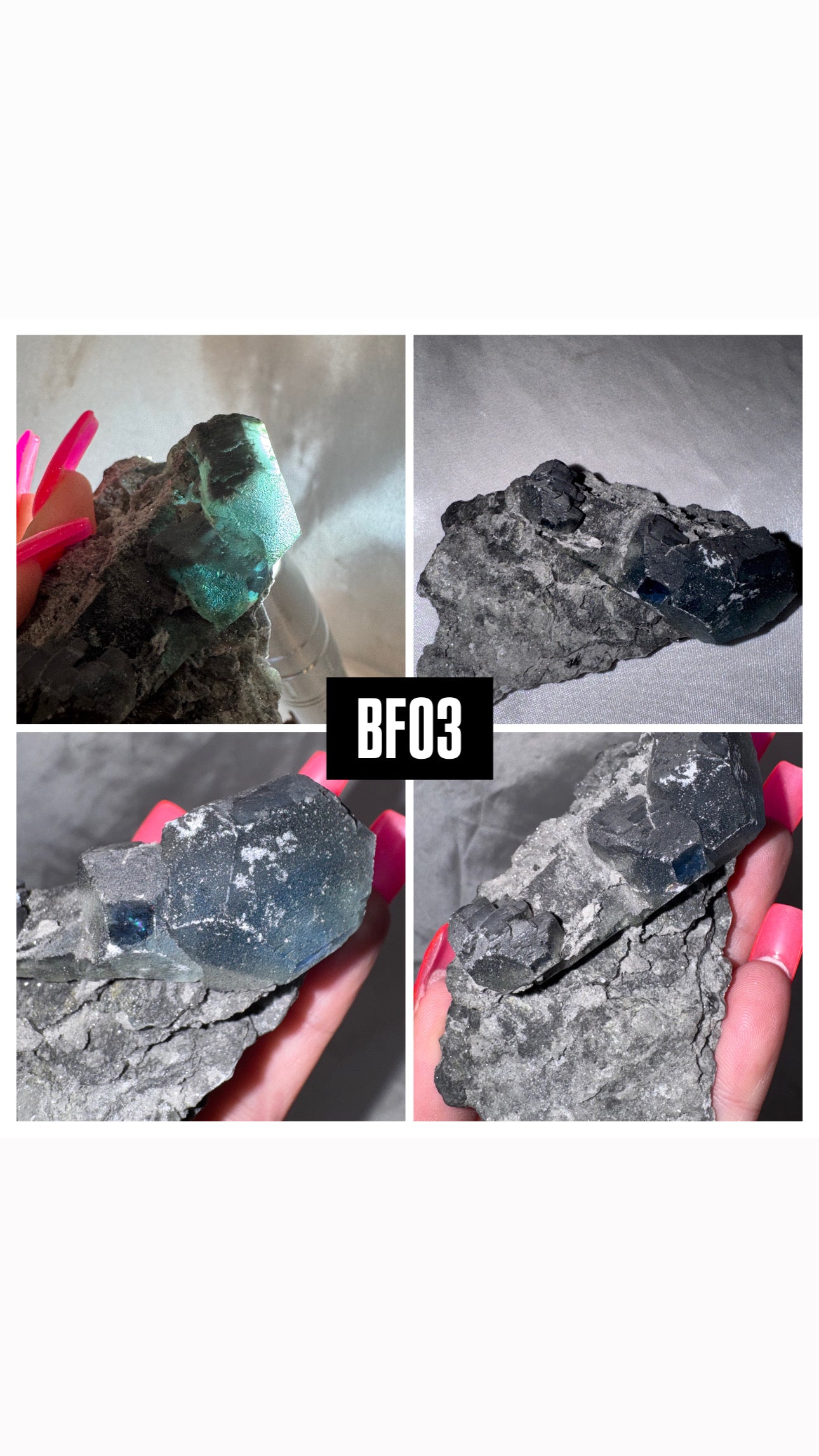 Blue Fluorite Specimen