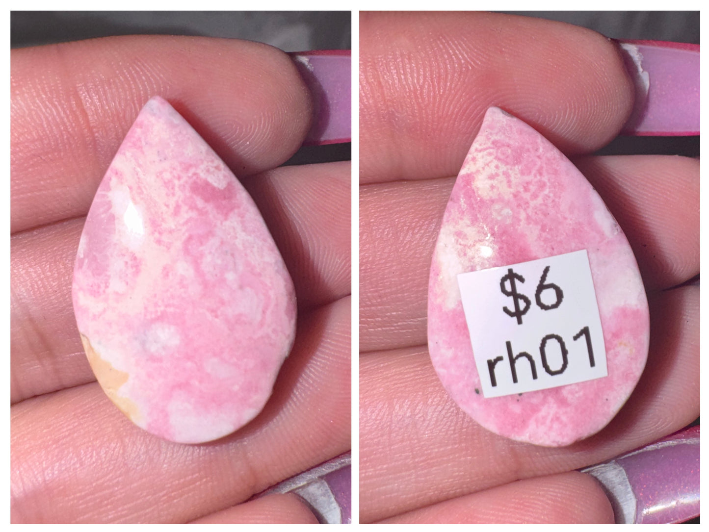 Peruvian Rhodonite Teardrop
