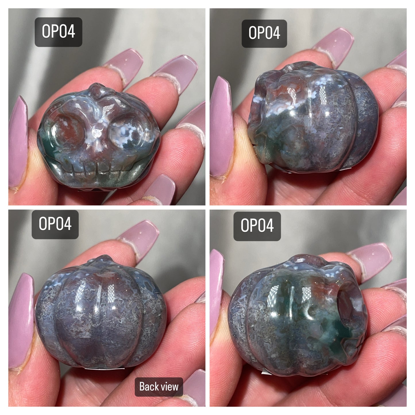 Ocean Jasper Pumpkin