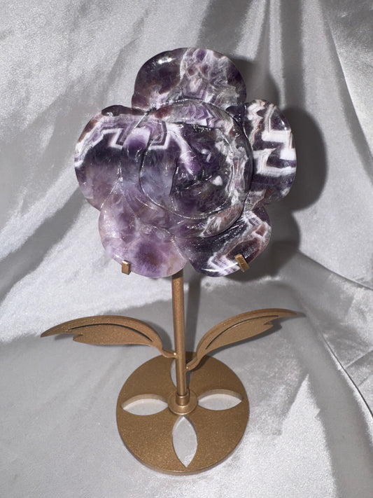 Dream Amethyst Large Flower on Stand