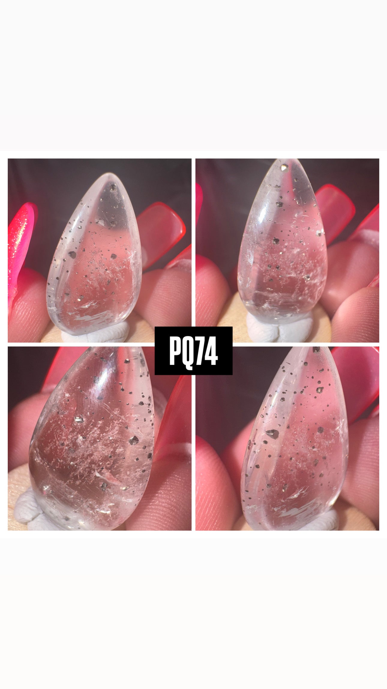 Pyrite include Quartz Rare