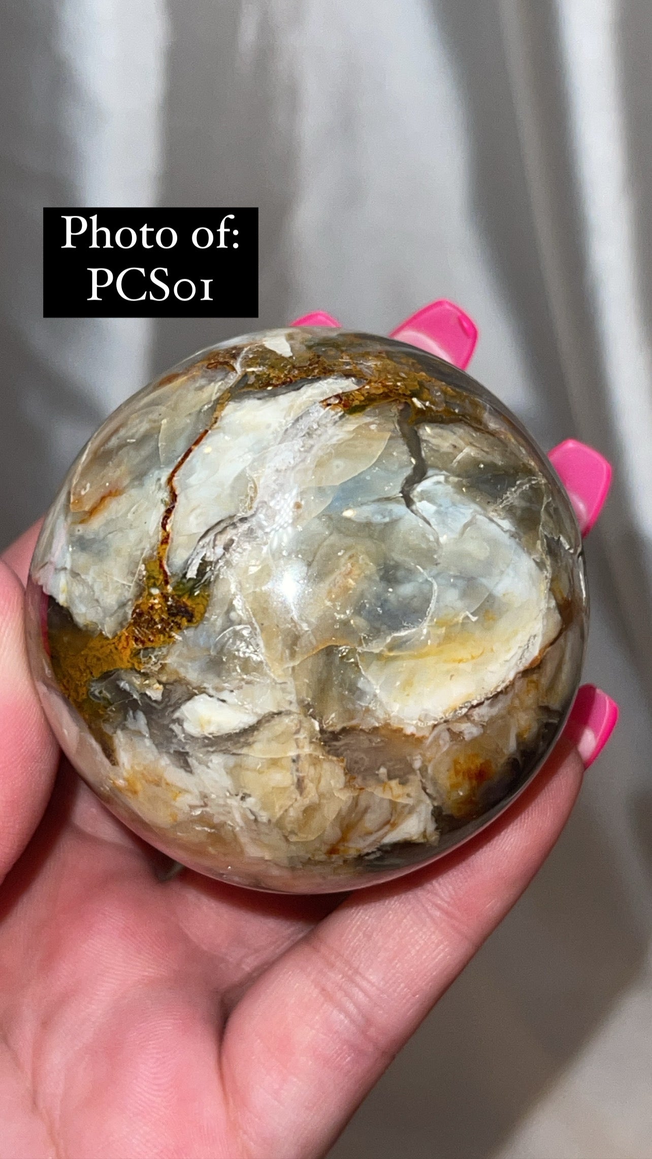 Purple Chalcedony AAA Large Sphere