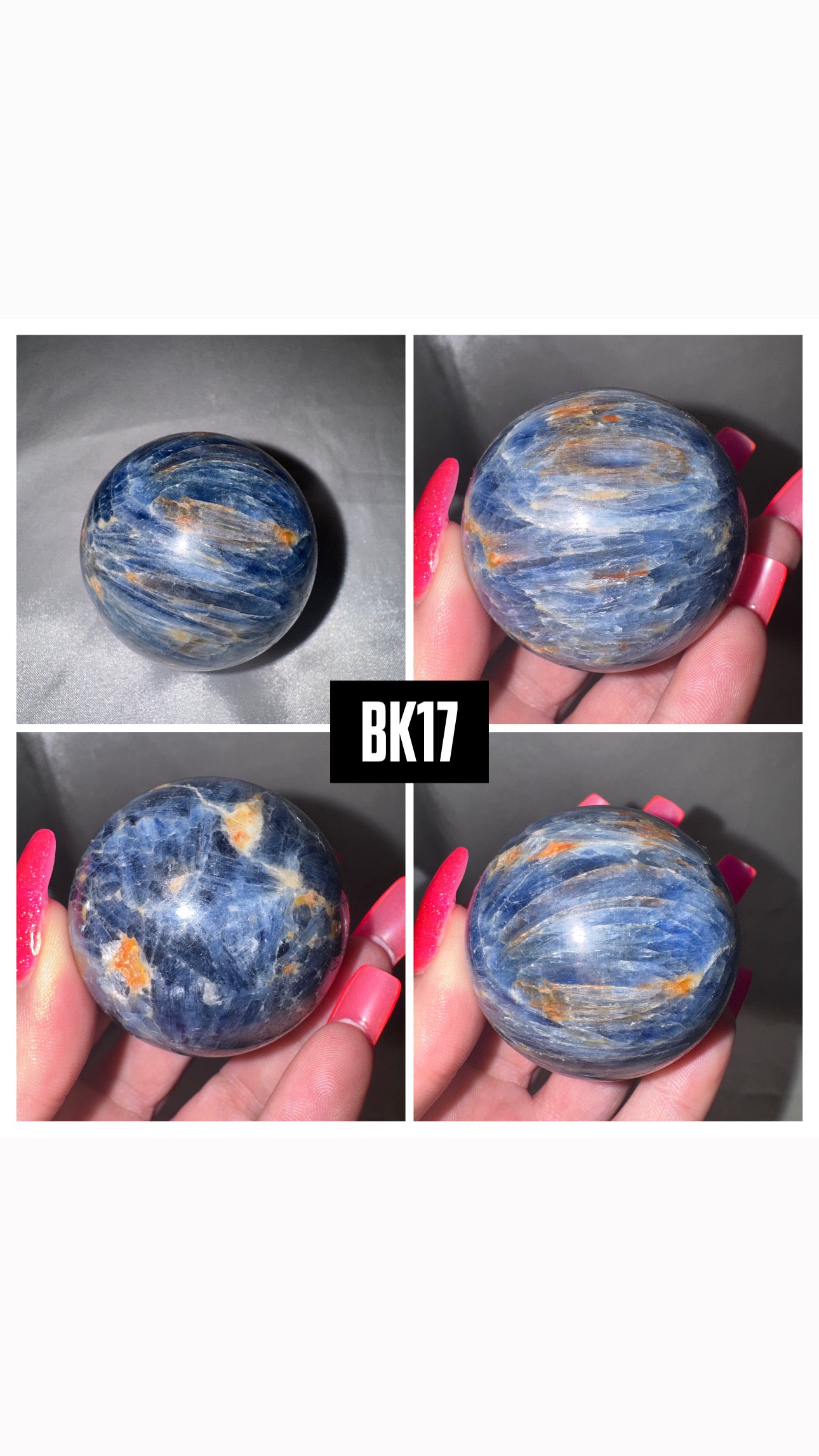 Blue Kyanite Sphere