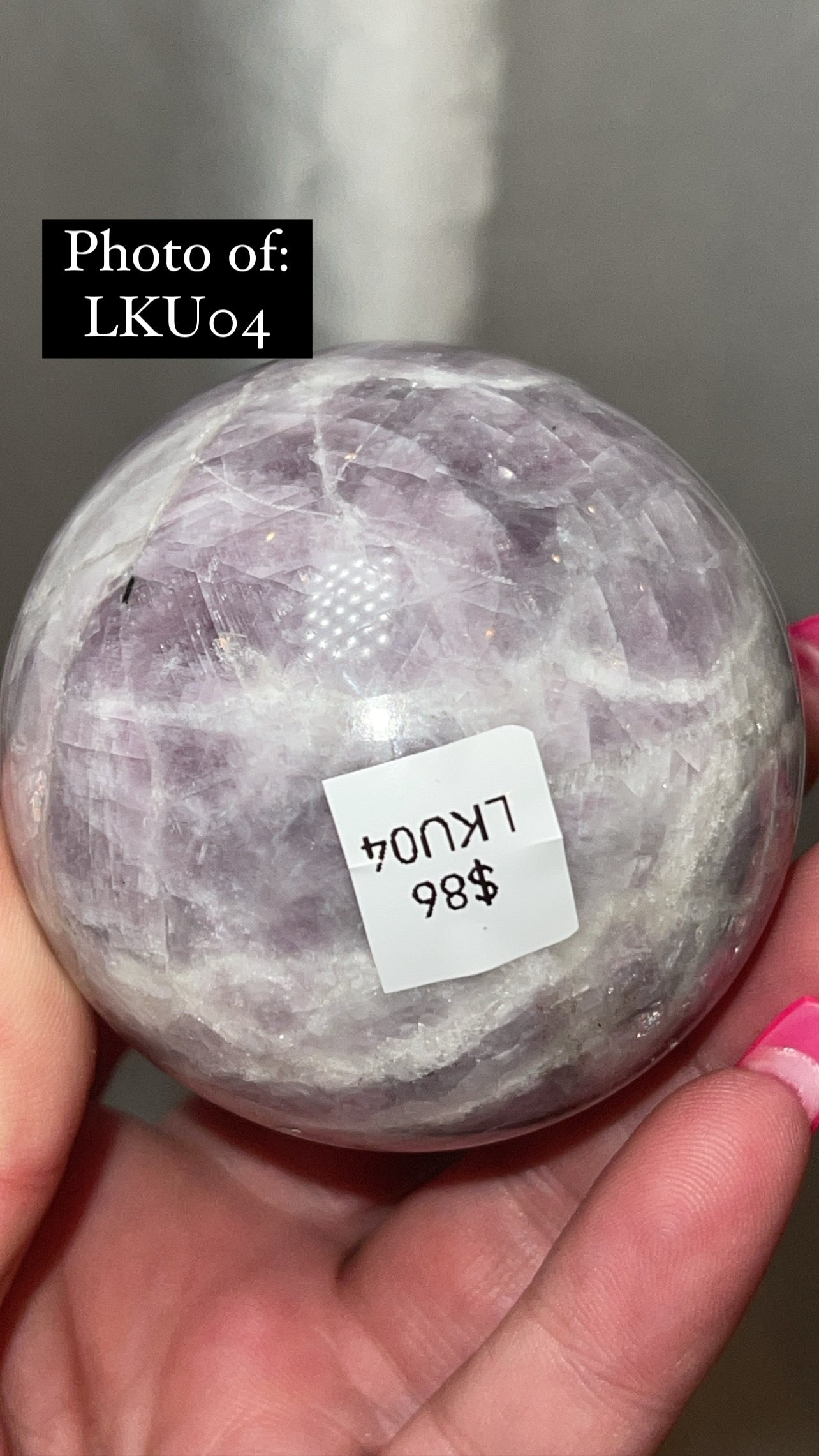 Kunzite High Grade Large Sphere