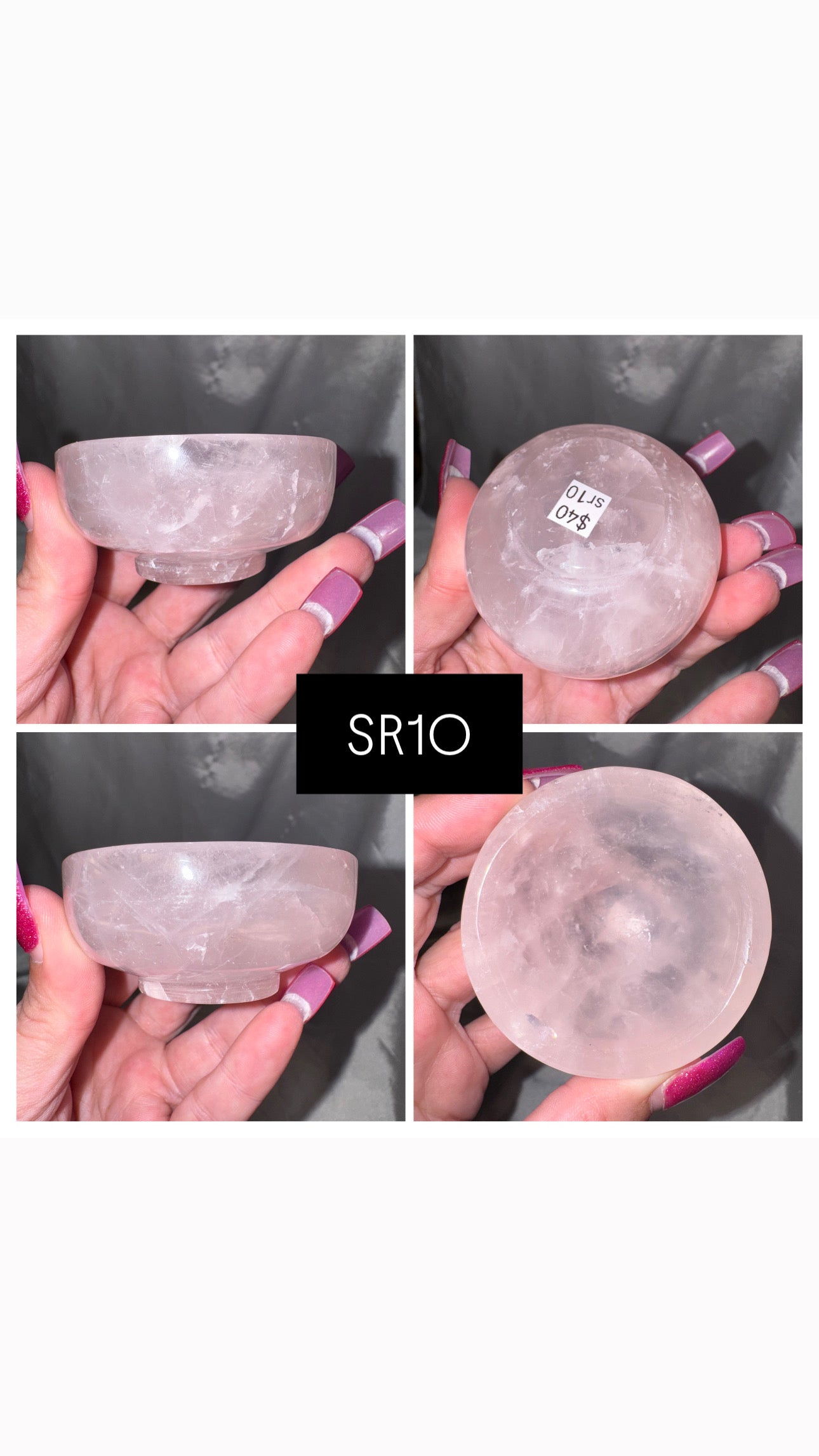 Star Rose Quartz Bowl