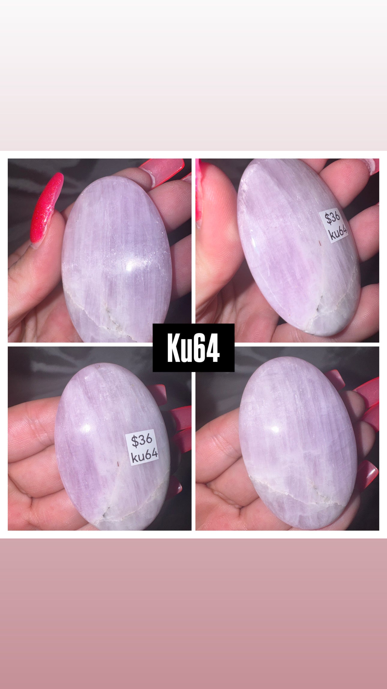 Kunzite AA Palmstone
