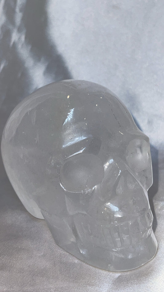 Clear Quartz AAA XL Skull