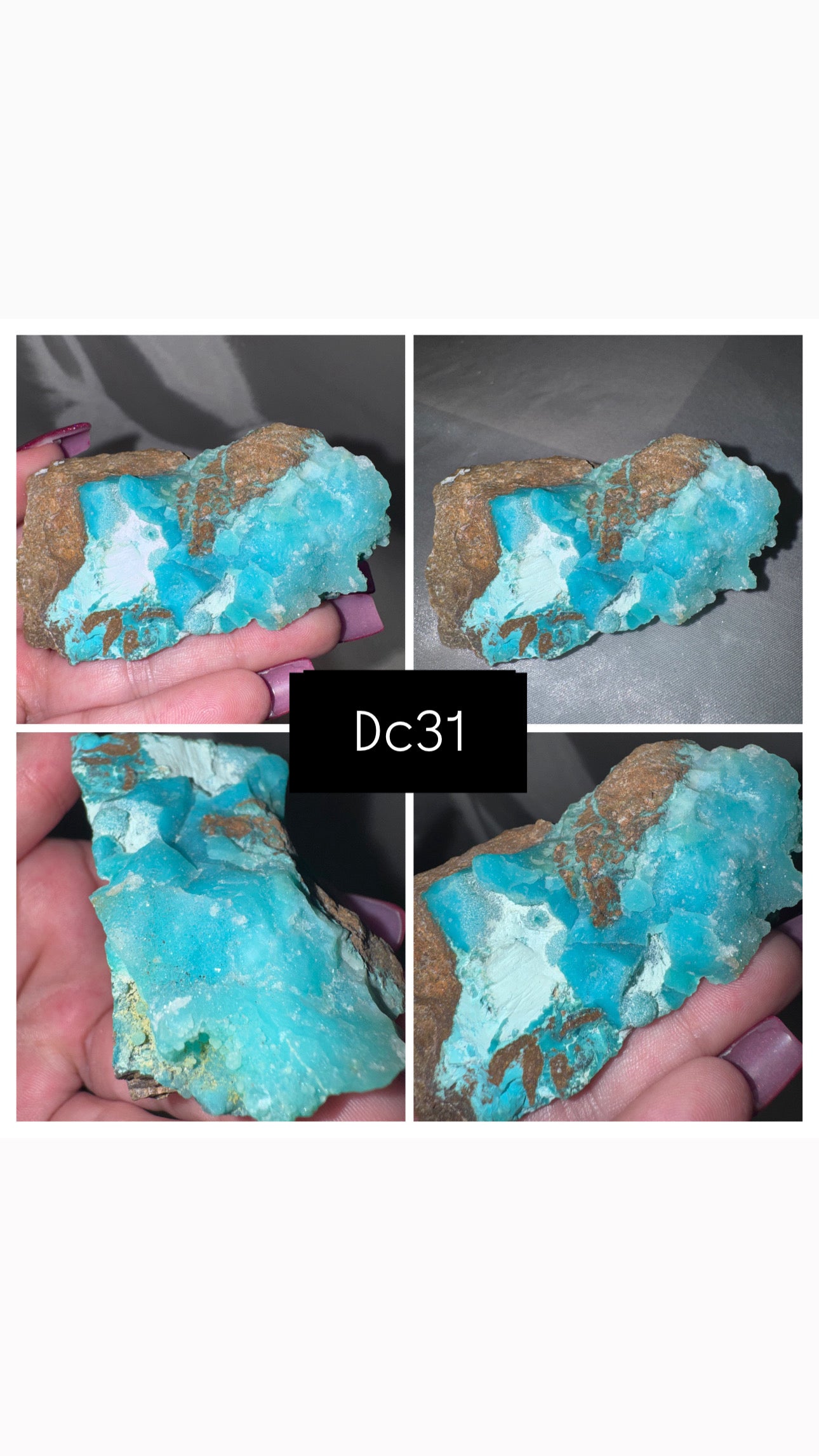 Blue Chrysocolla Specimen