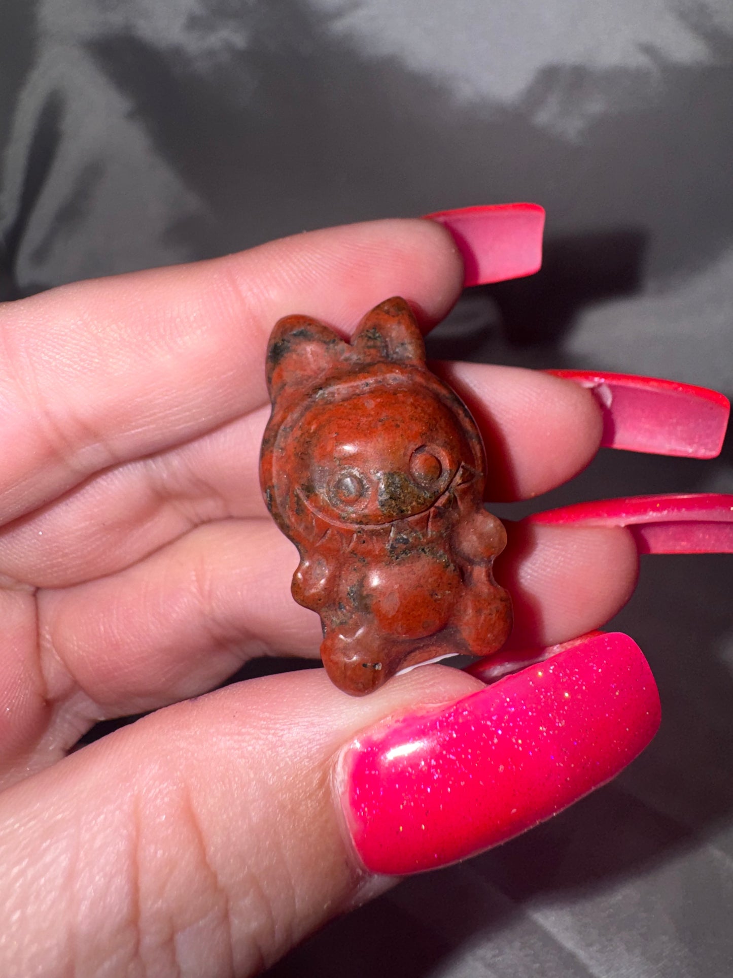 Crystal Labubu Small Carving