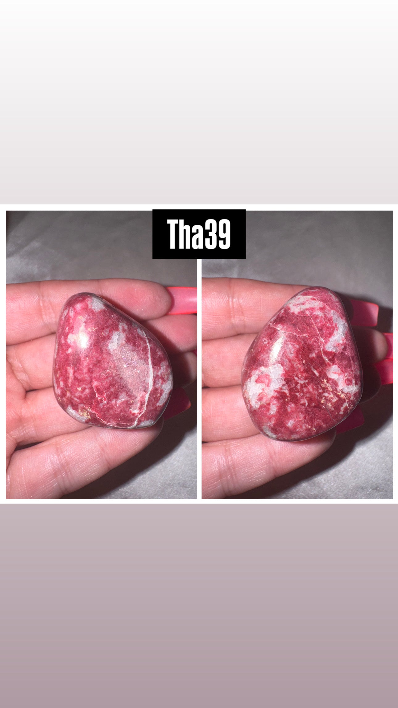 Thulite Polished Piece