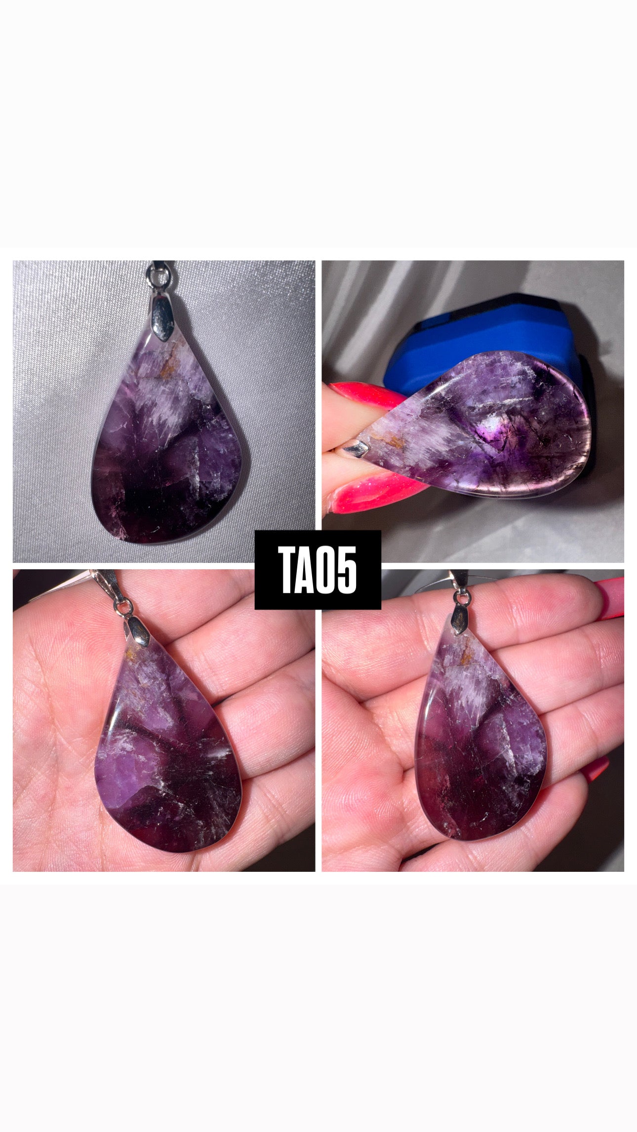Trapache Amethyst AAA 925 Pendant