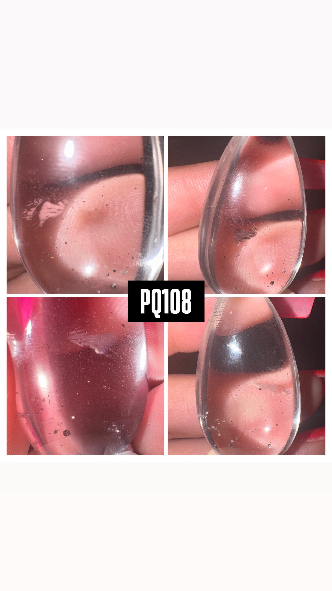 Pyrite Included Quartz Rare