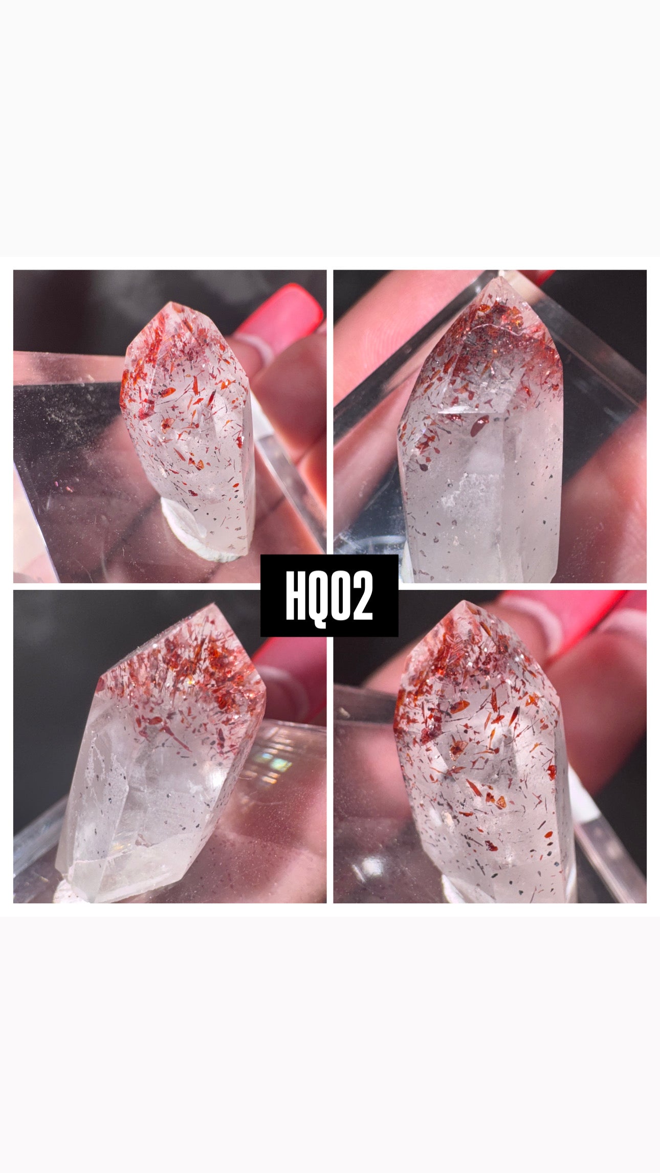 Harlequin Quartz AAA Point