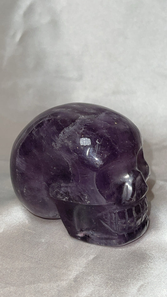 Amethyst AA Master Carved Skull