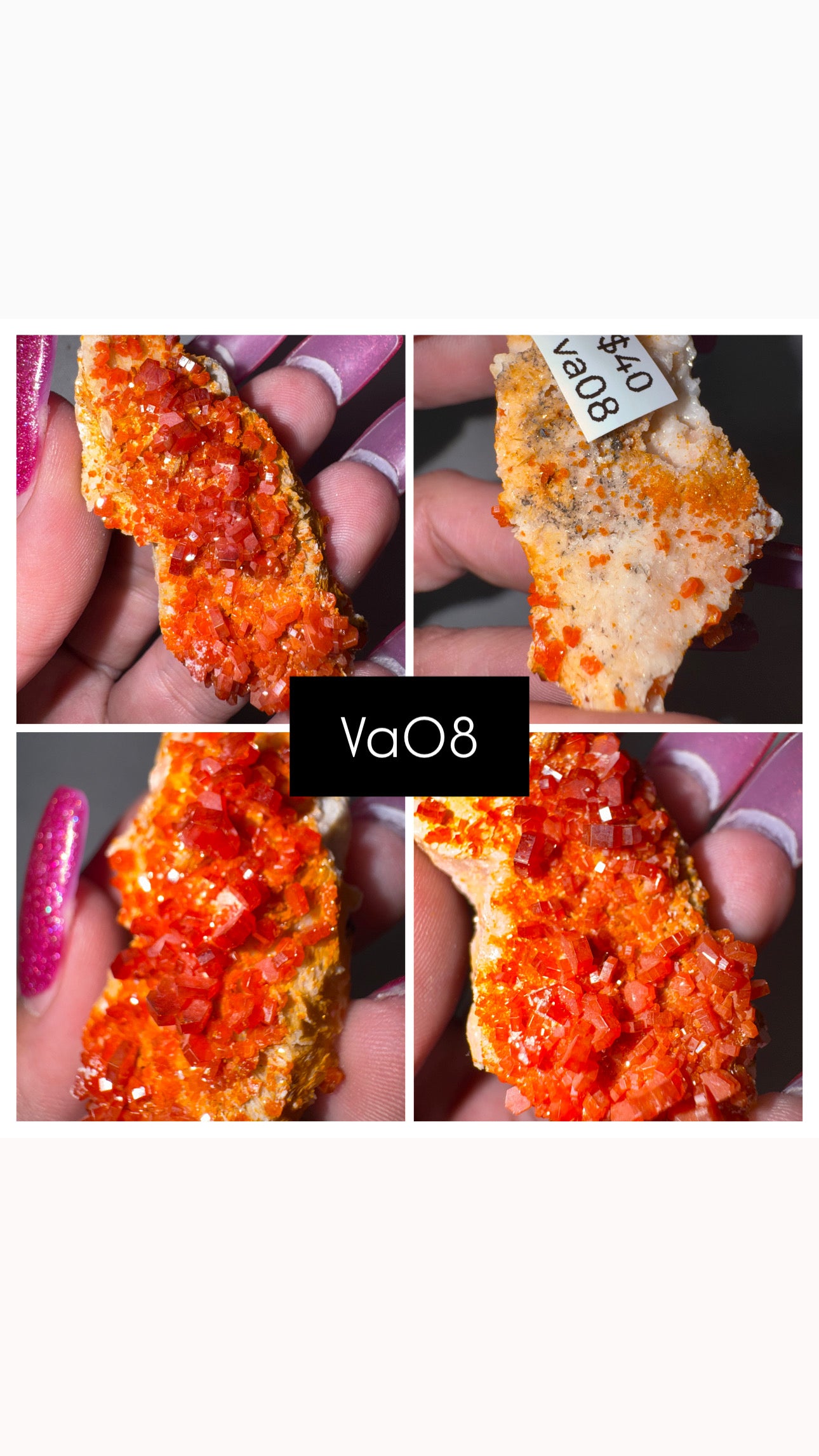 Vanadinite on Barite