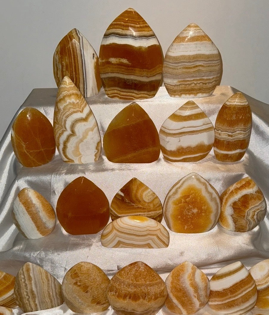 Orange Calcite Flame