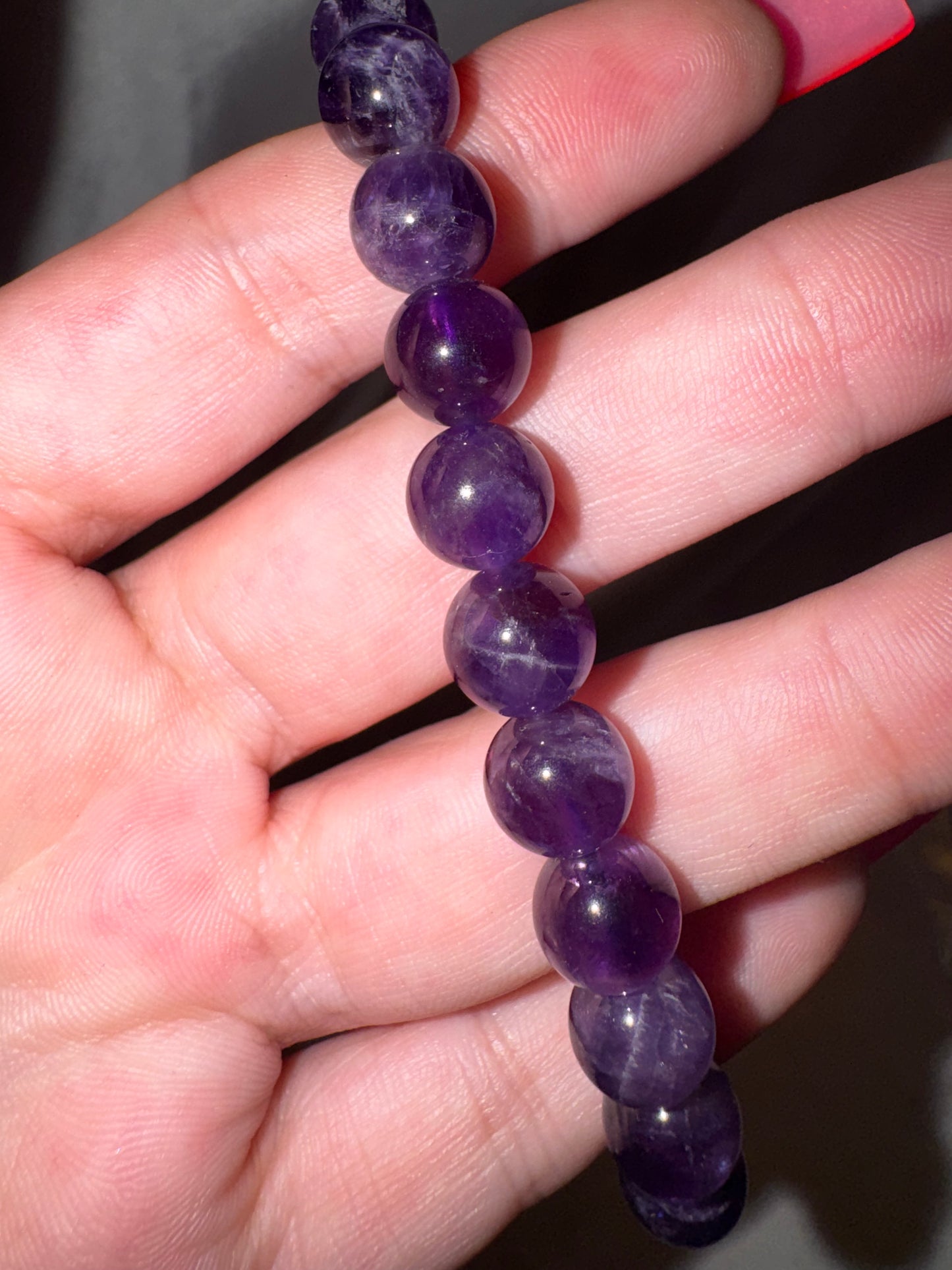Amethyst 8mm Bracelet (last one!)
