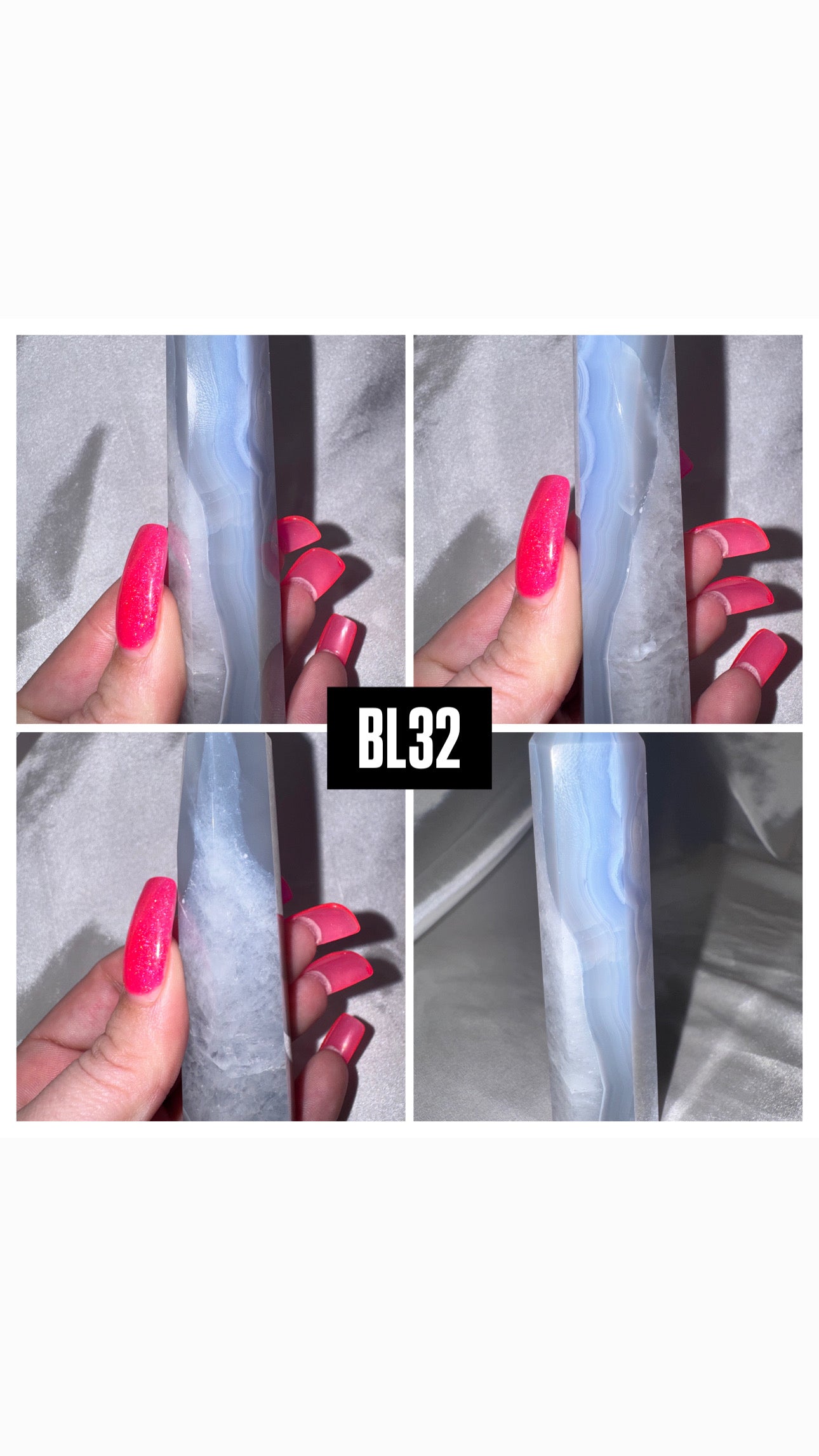 Blue Lace Agate Tower