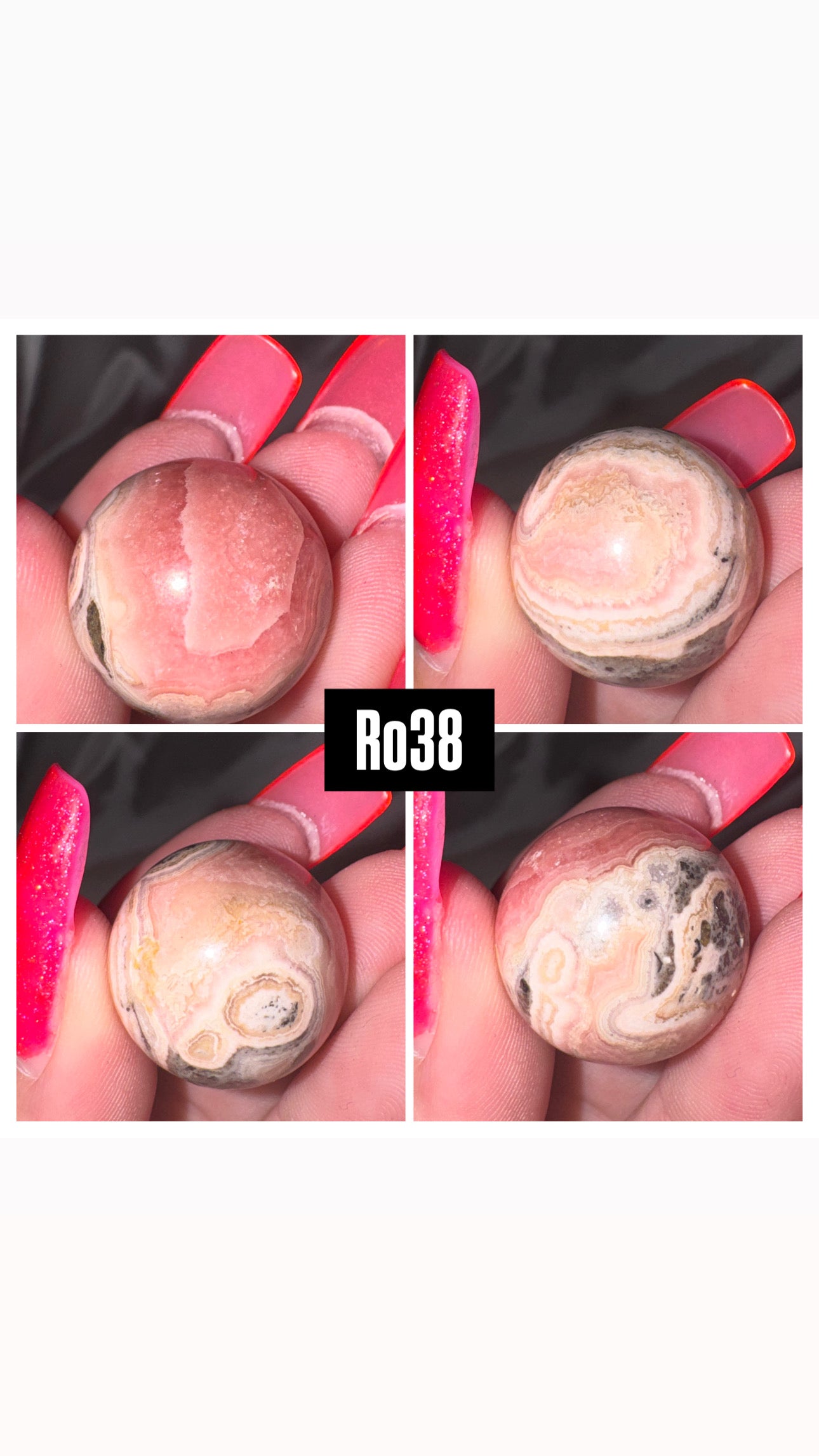 Rhodochrosite Sphere