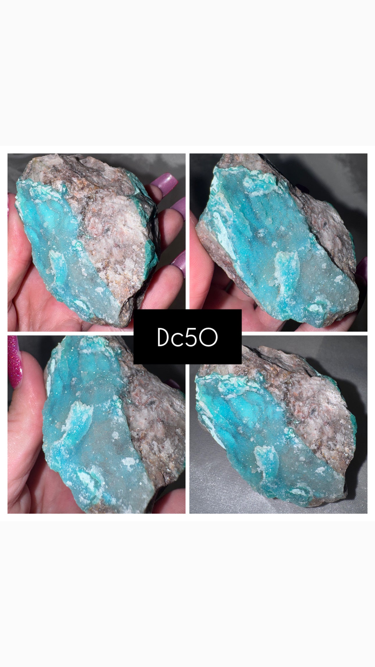Blue Chrysocolla Specimen