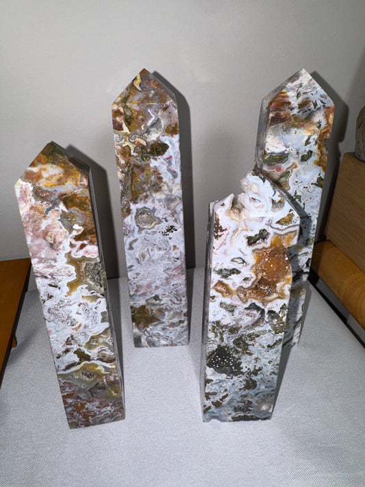 Druzy Cosmic Ocean Jasper XL Towers
