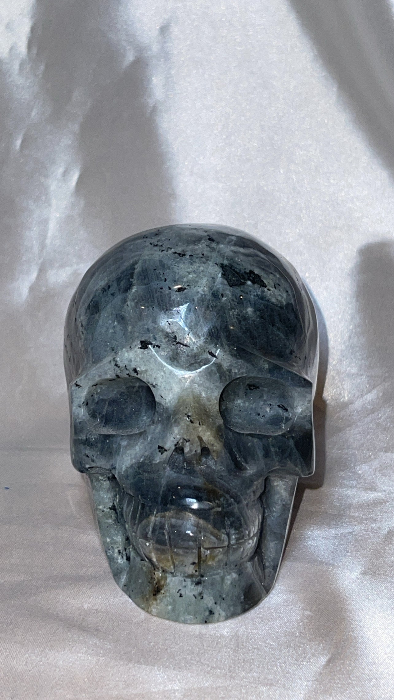 Labradorite Purple Flash Large Skull