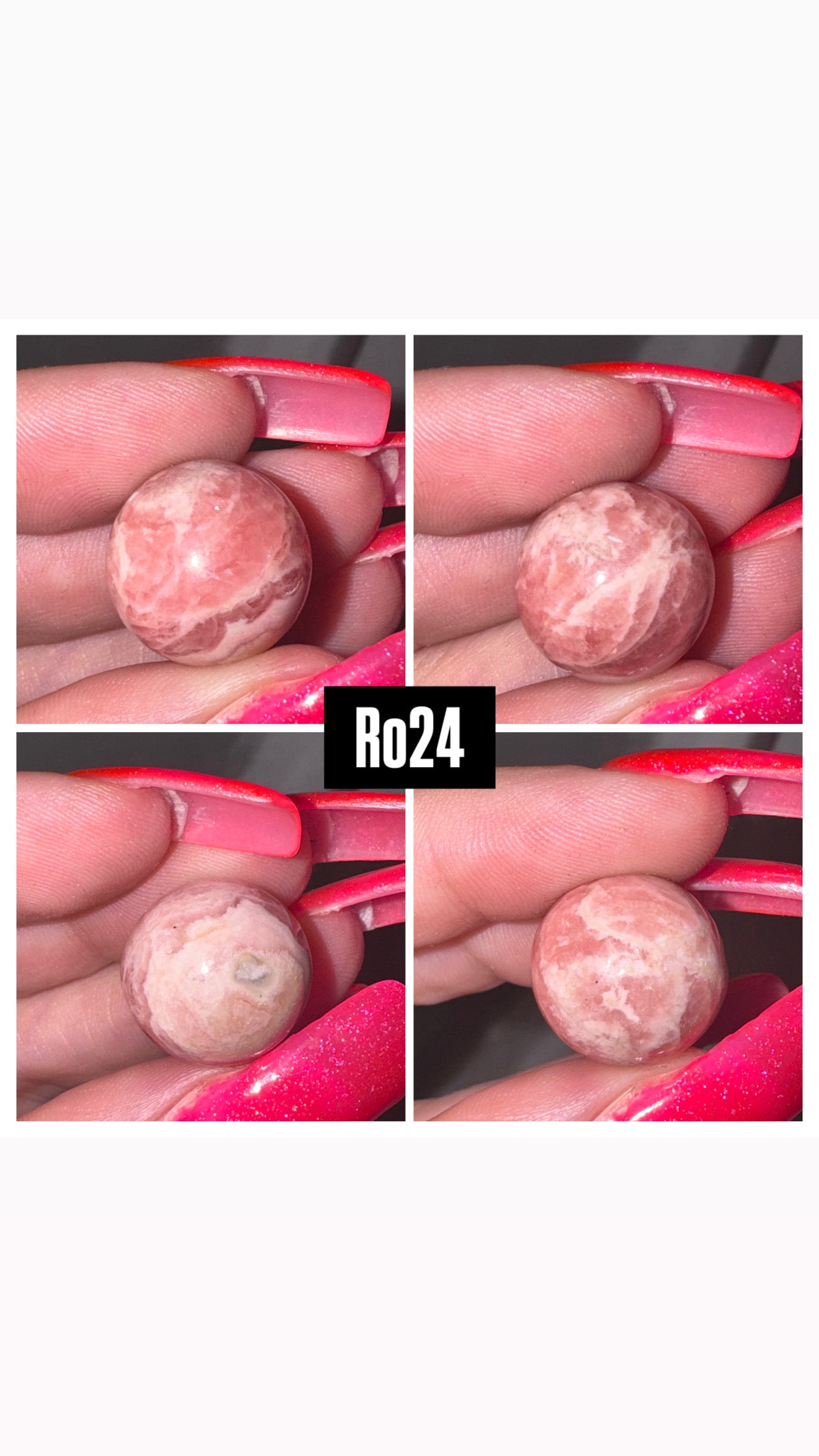 Rhodochrosite Sphere