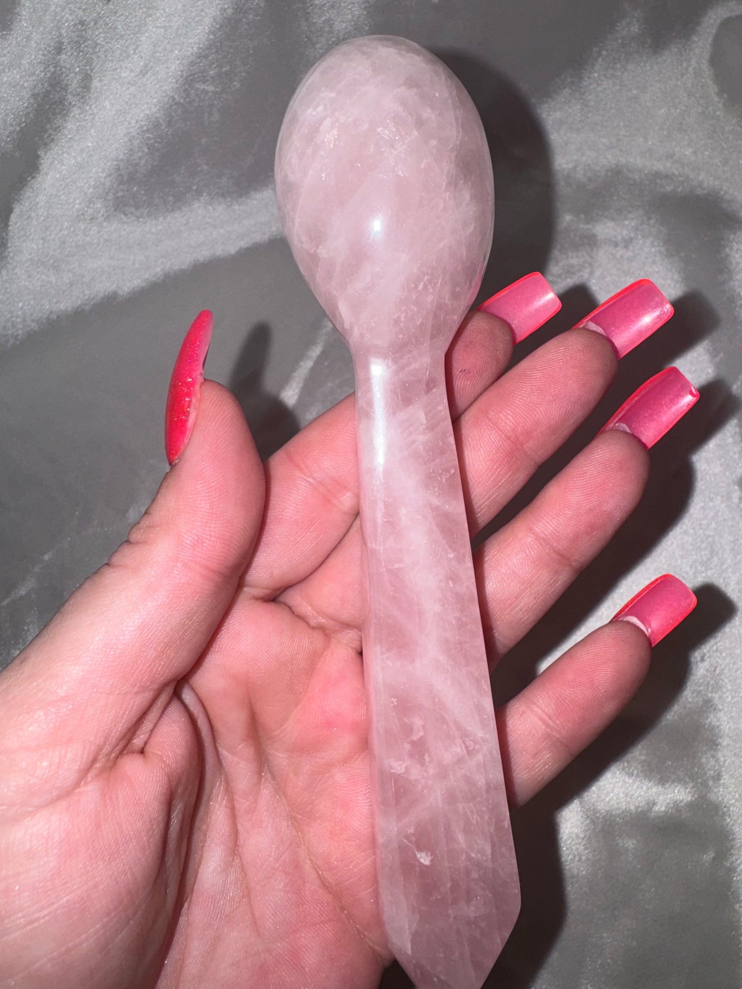 Rose Quartz AAA XL Mug, Spoon, Plate Set