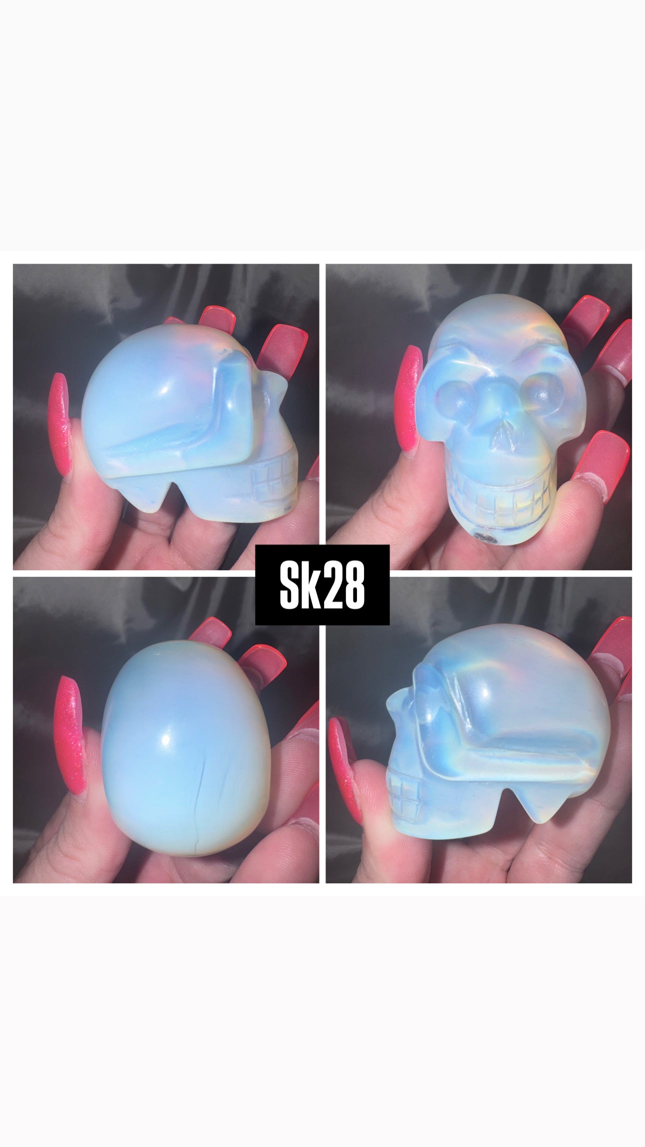 Opalite Skull