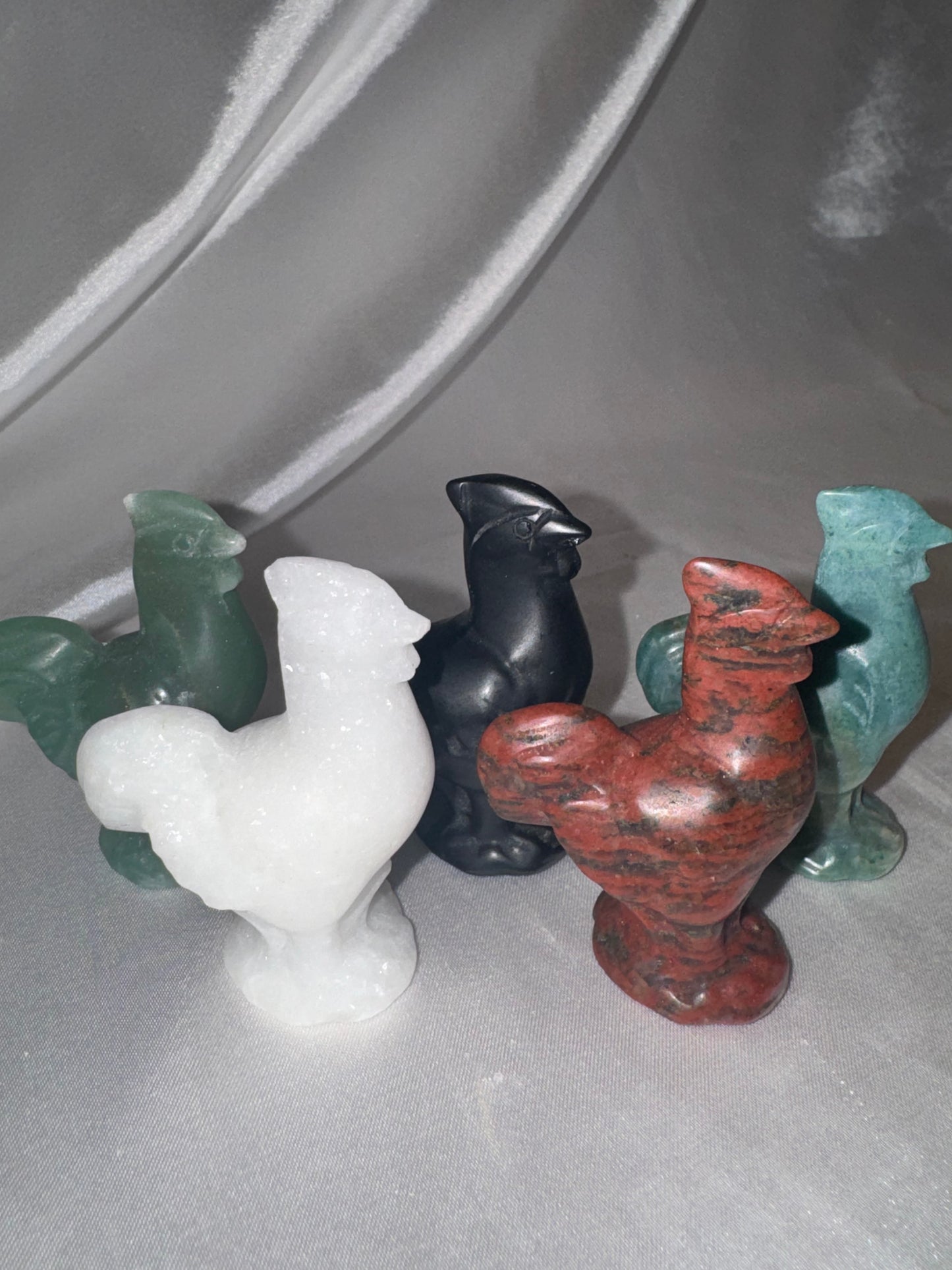 Rooster/Chicken Crystal Carving