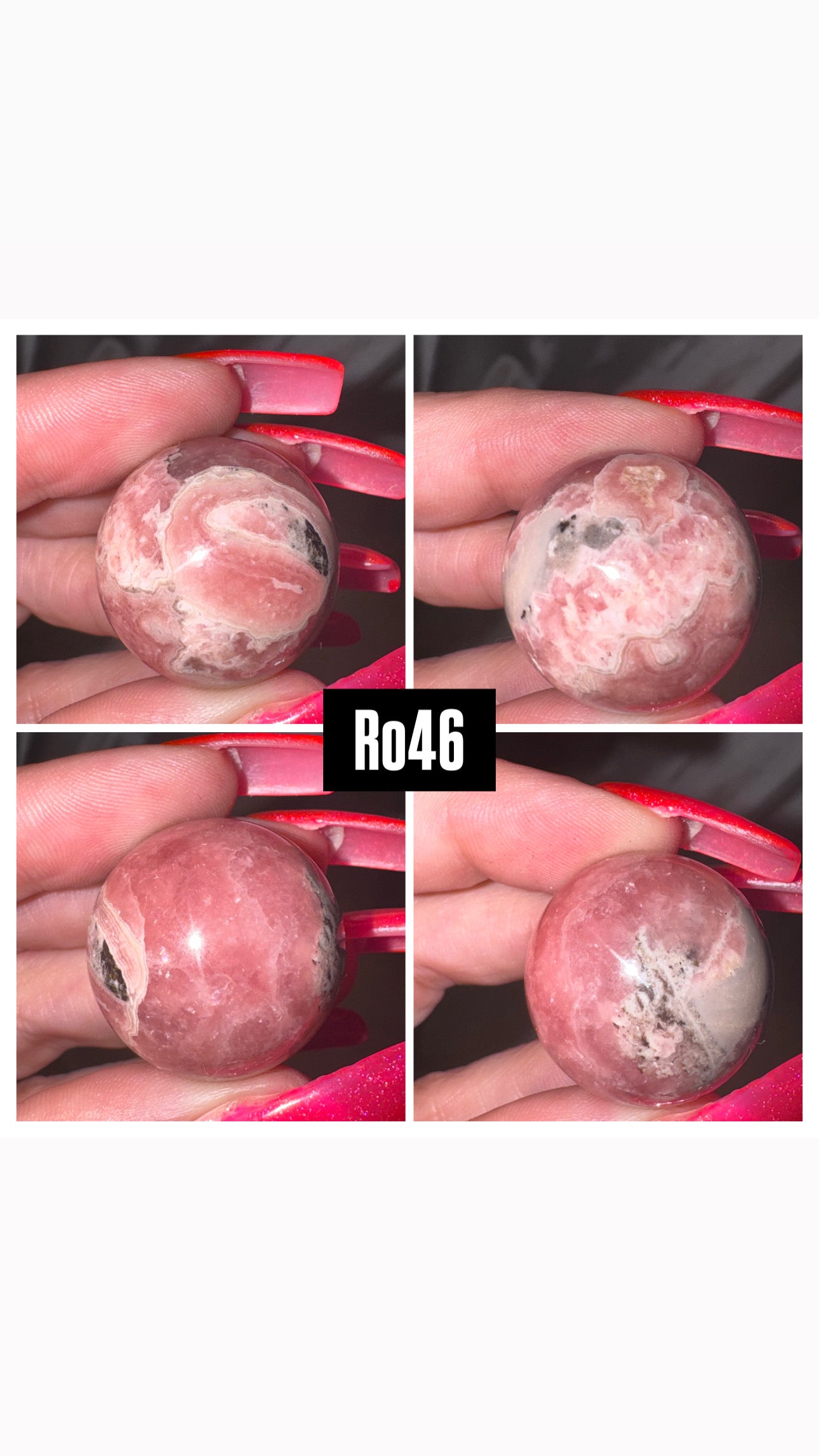 Rhodochrosite Sphere