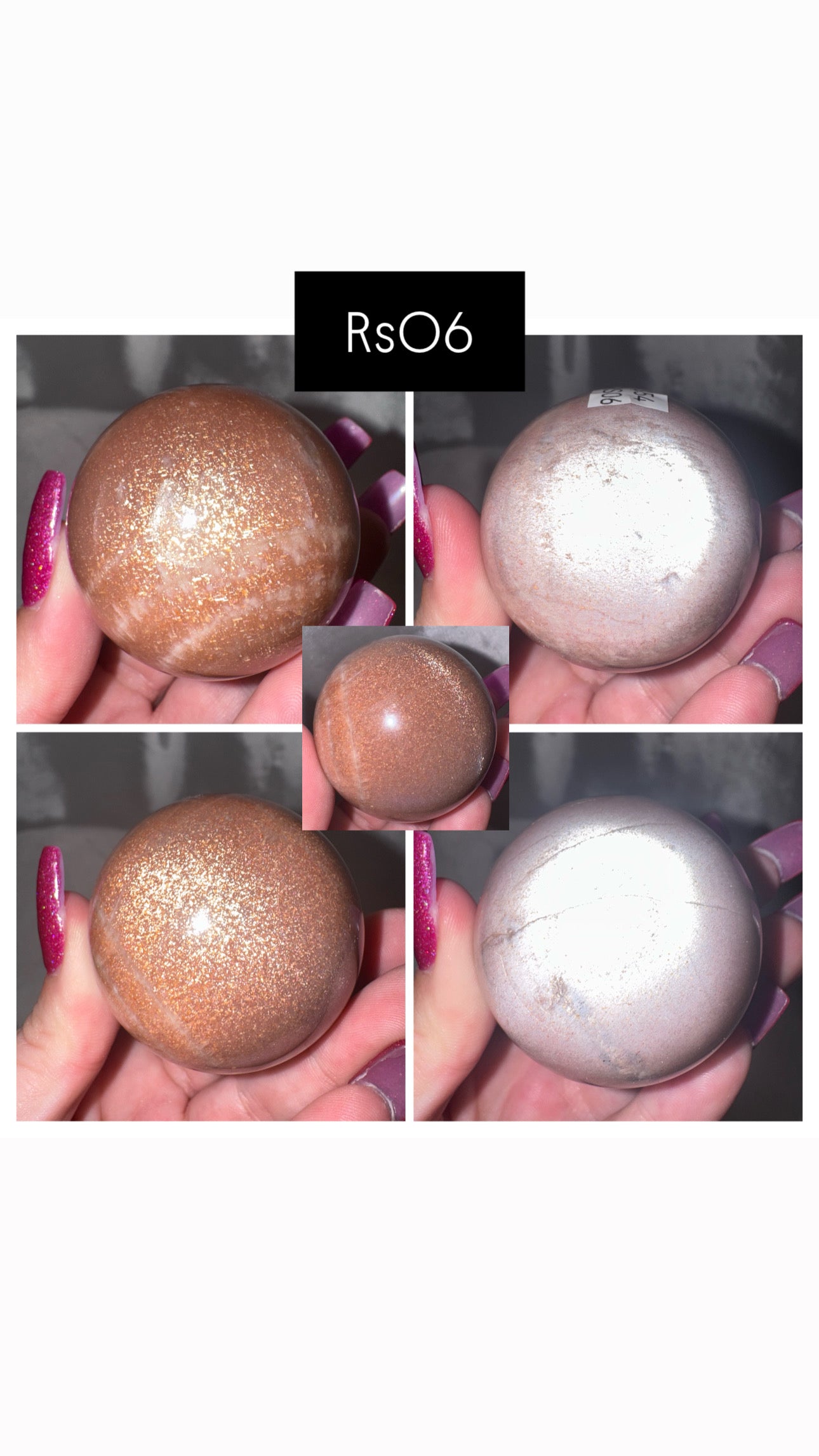 Rose Sunstone AAA Sphere