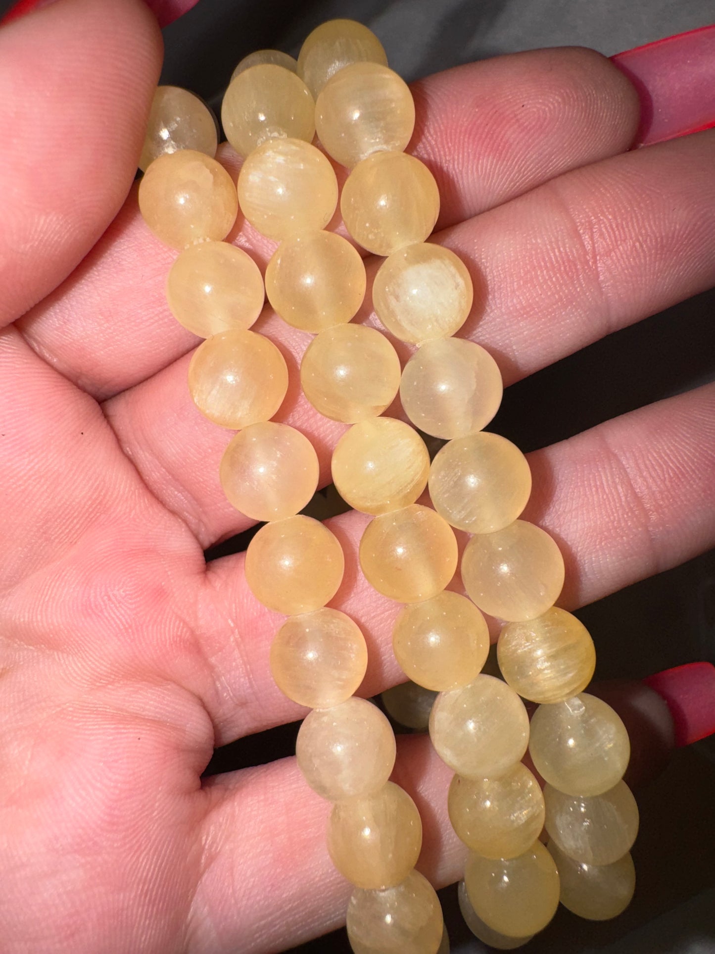 Golden Selenite AAA 8mm Bracelet