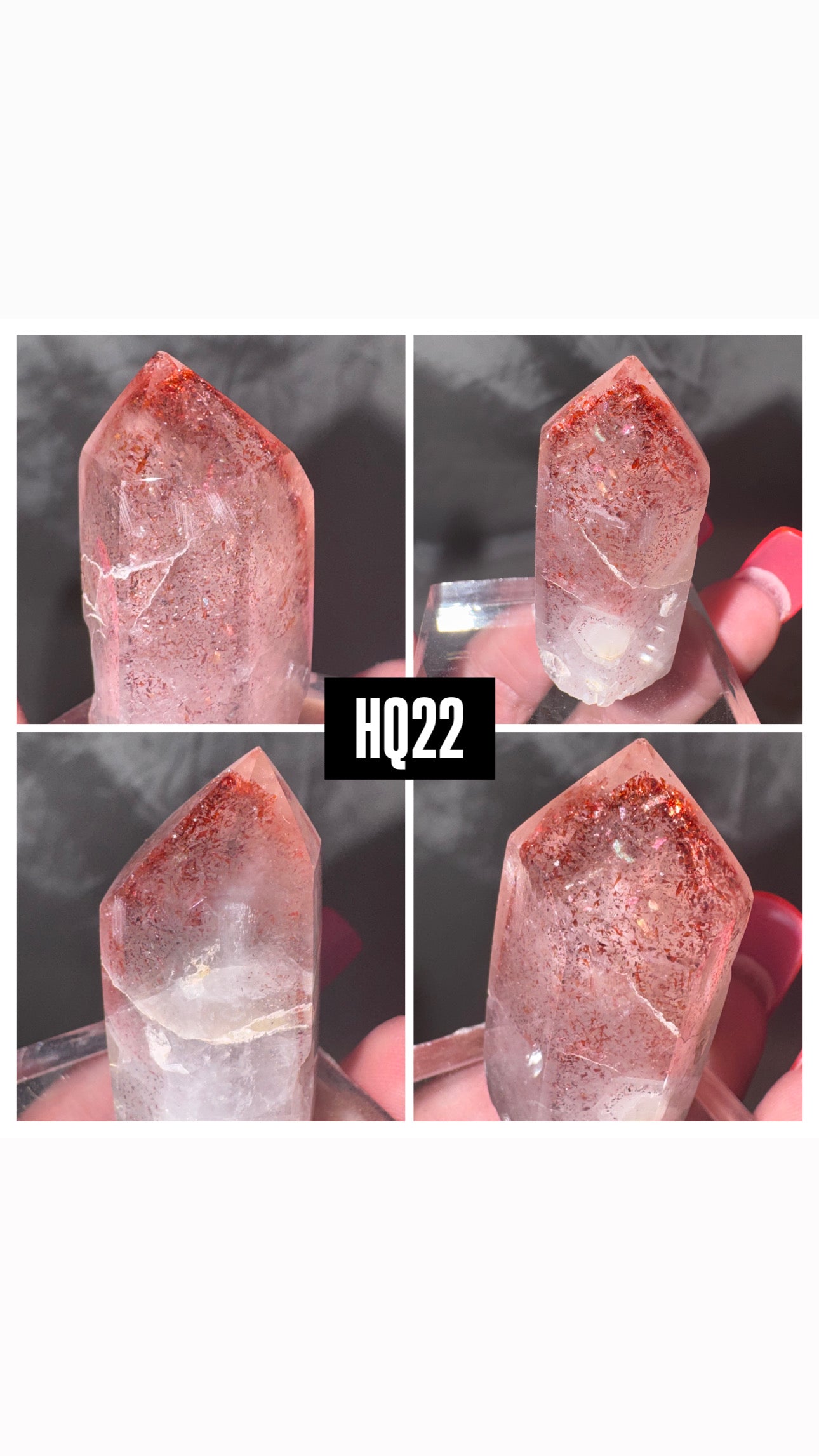 Harlequin Quartz AAA Point