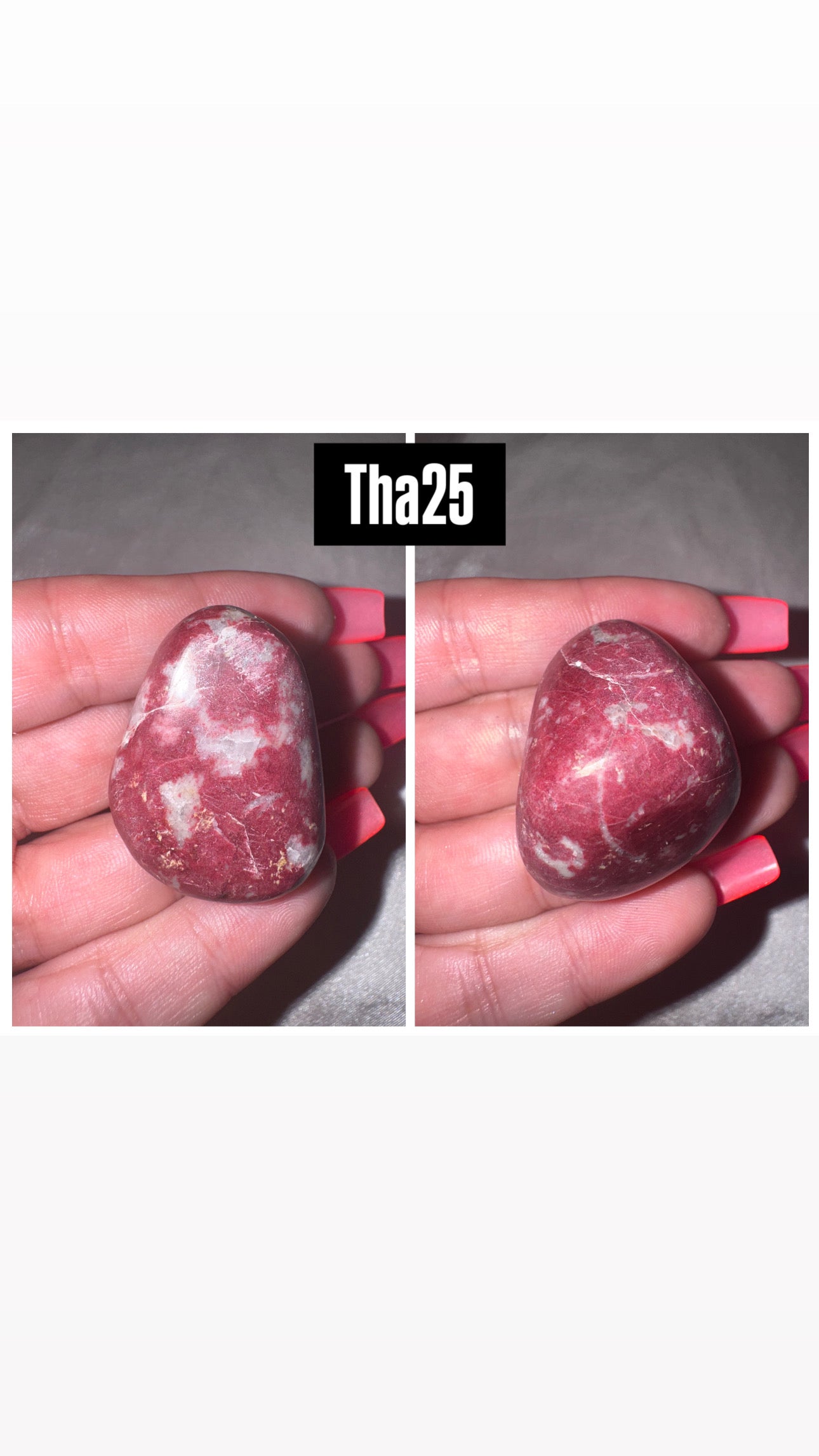 Thulite Polished Piece