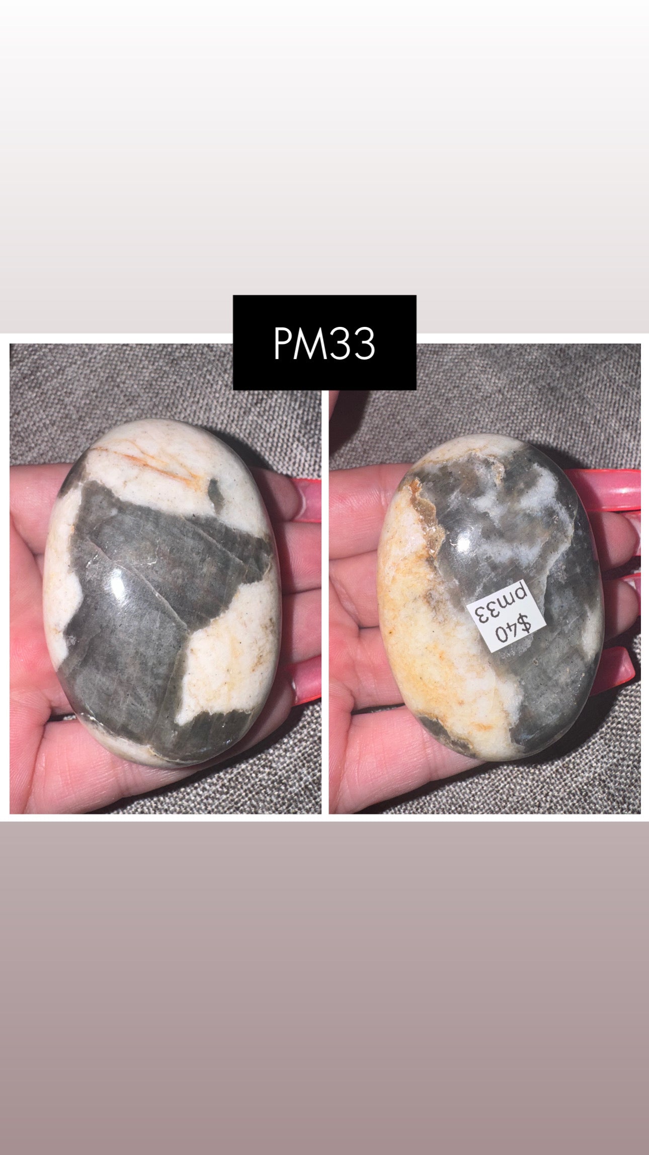 Polarity Moonstone Palmstone