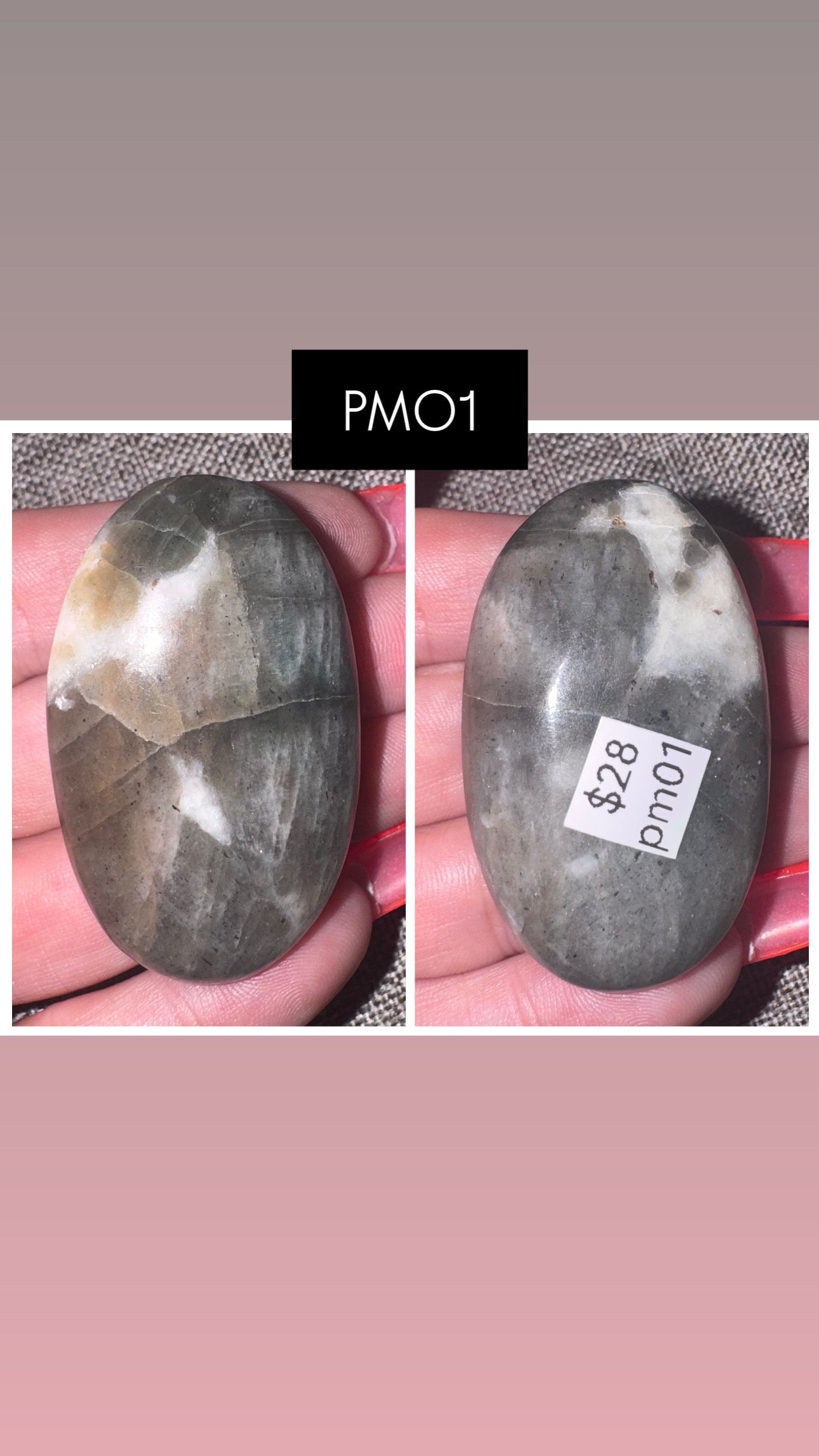 Polarity Moonstone Palmstone