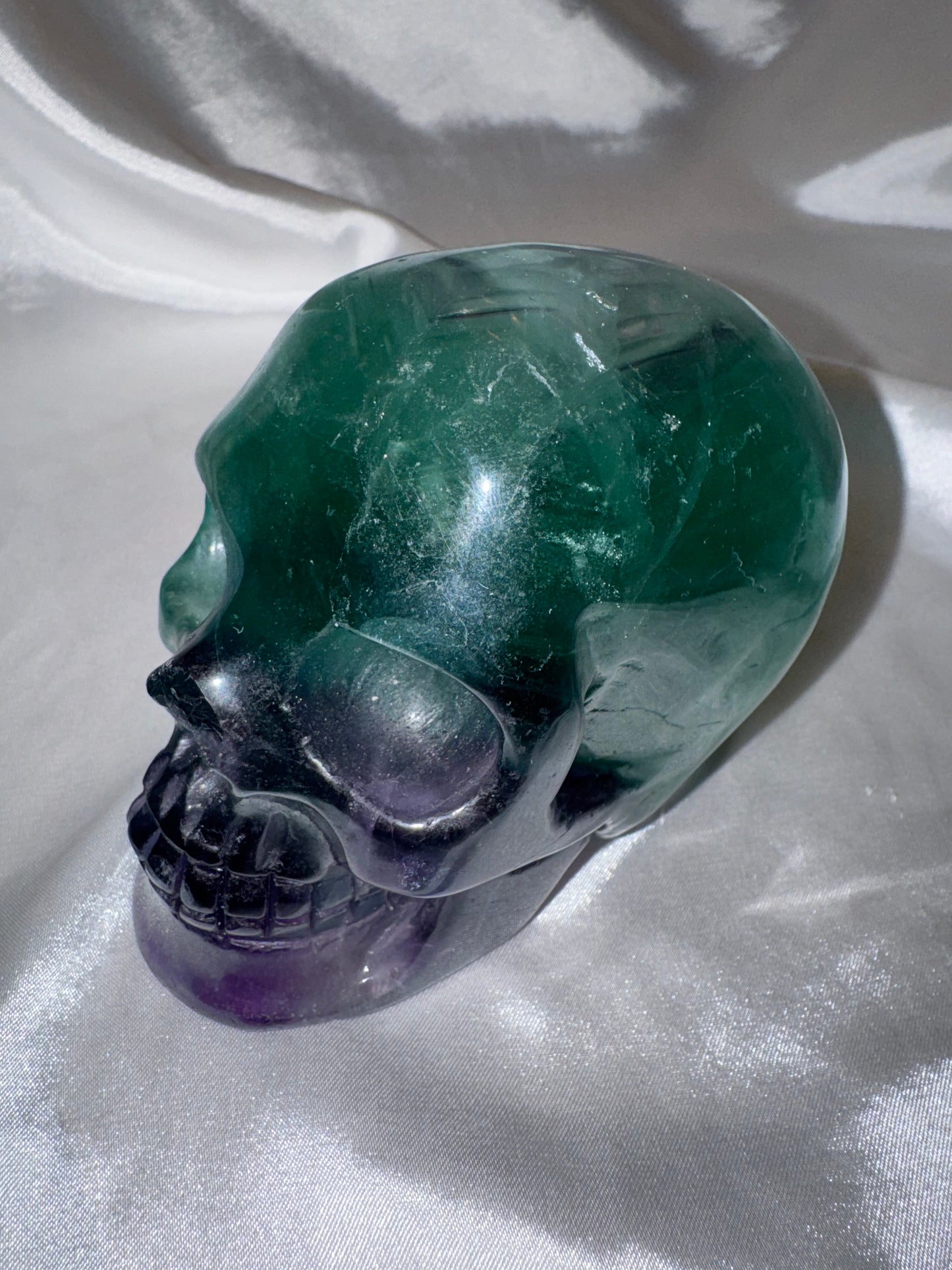 Fluorite AAA XL Imperfect Skull